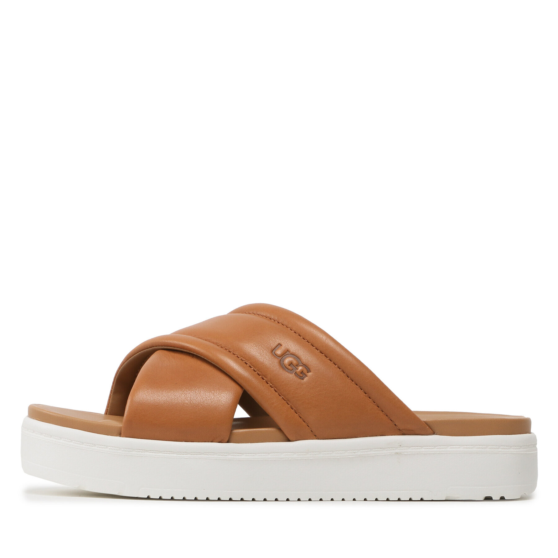 Ugg Чехли W Zayne Crossband 1128635 Кафяв - Pepit.bg