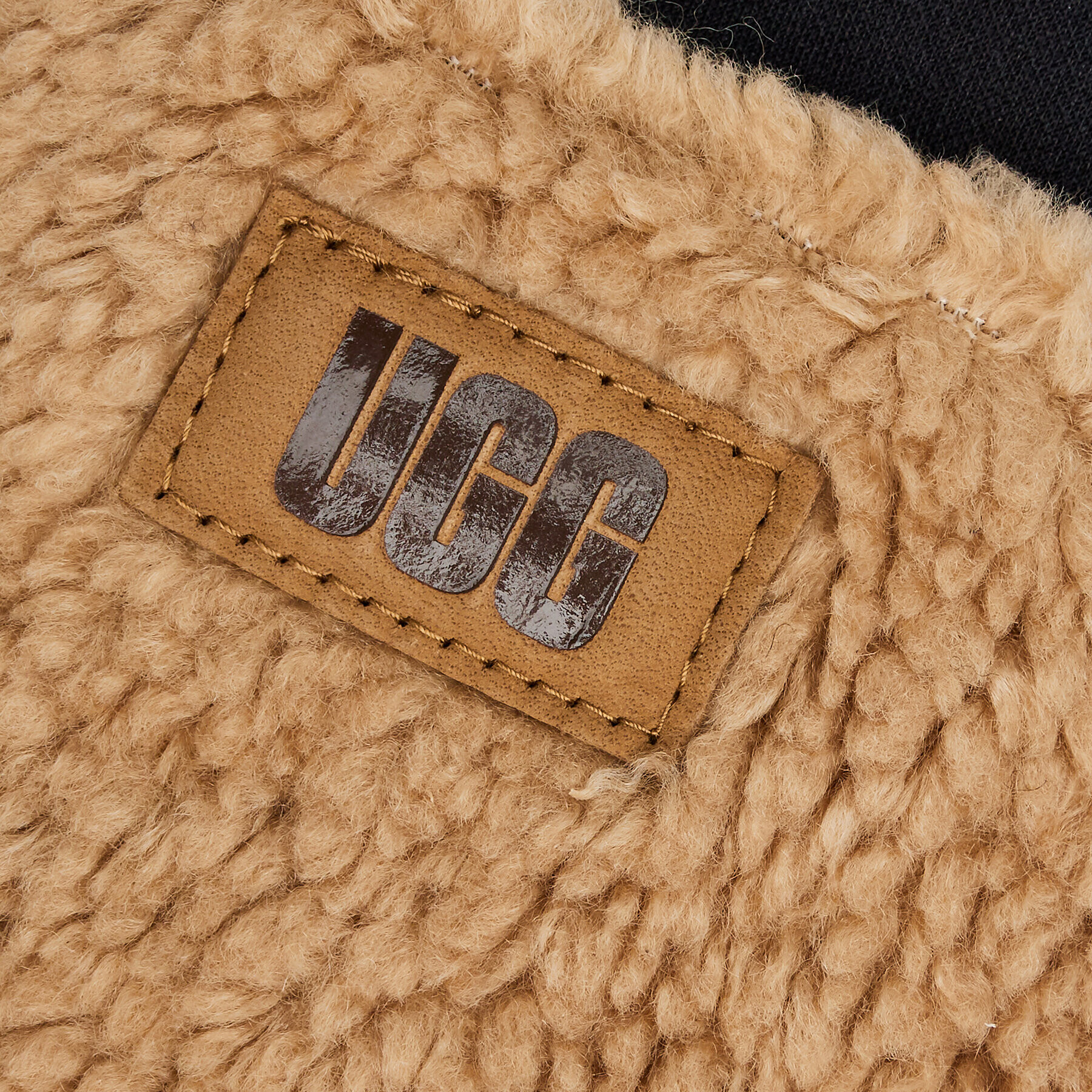 Ugg Дамски ръкавици W Sherpa Mitten W Logo Tape 21631 Бежов - Pepit.bg