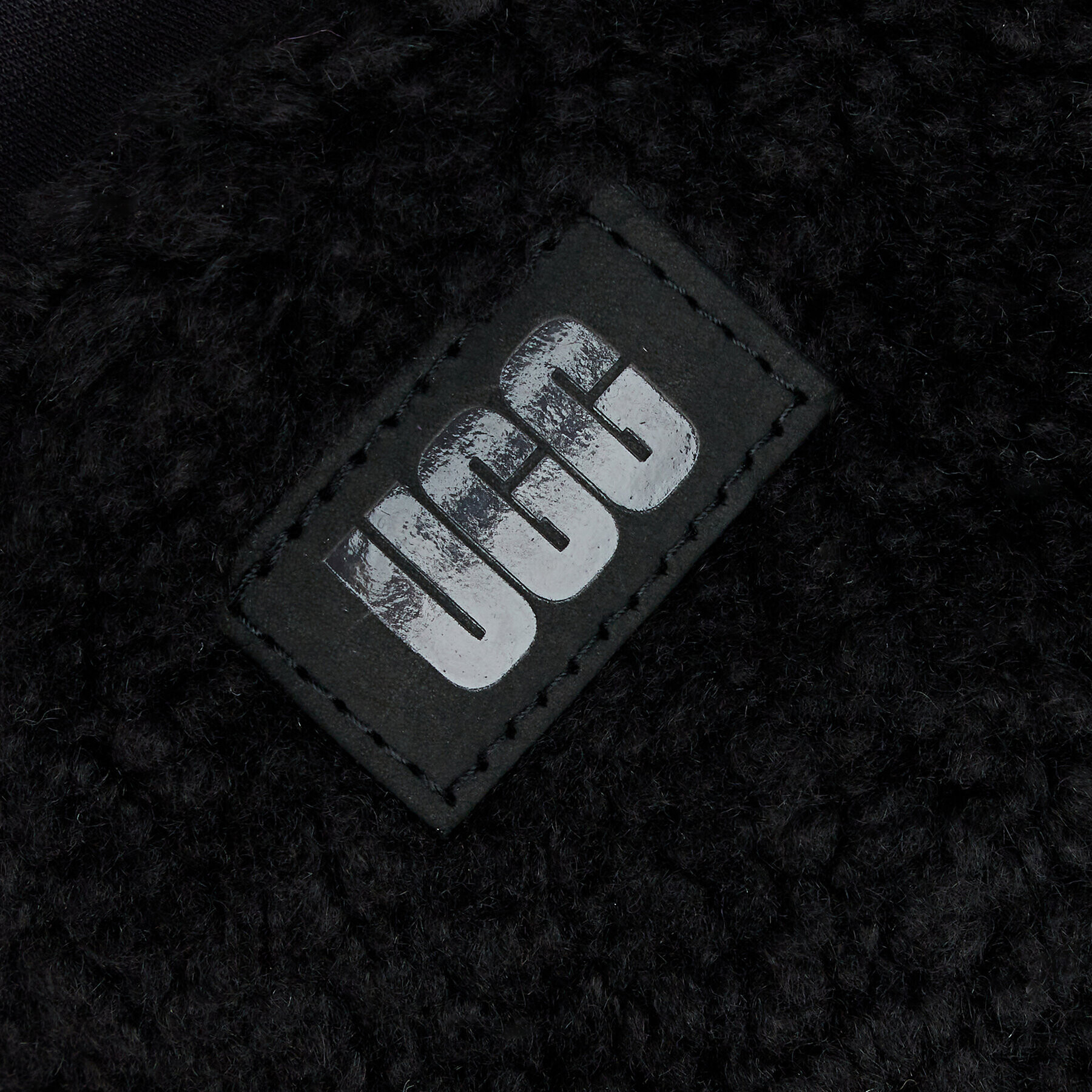 Ugg Дамски ръкавици W Sherpa Mitten W Logo Tape 21631 Черен - Pepit.bg