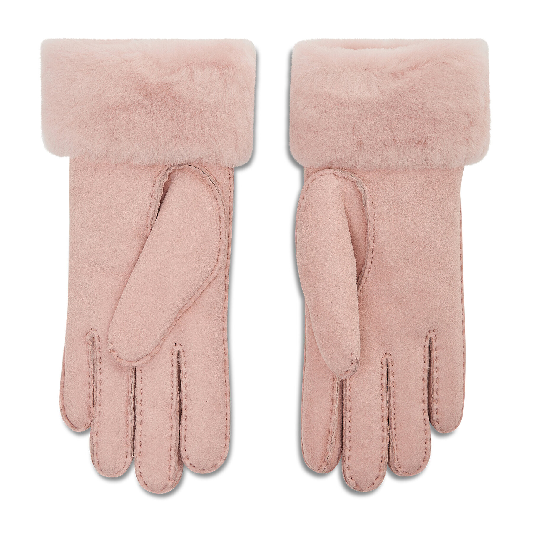 Ugg Дамски ръкавици W Turn Cuff Glove 17369 Розов - Pepit.bg