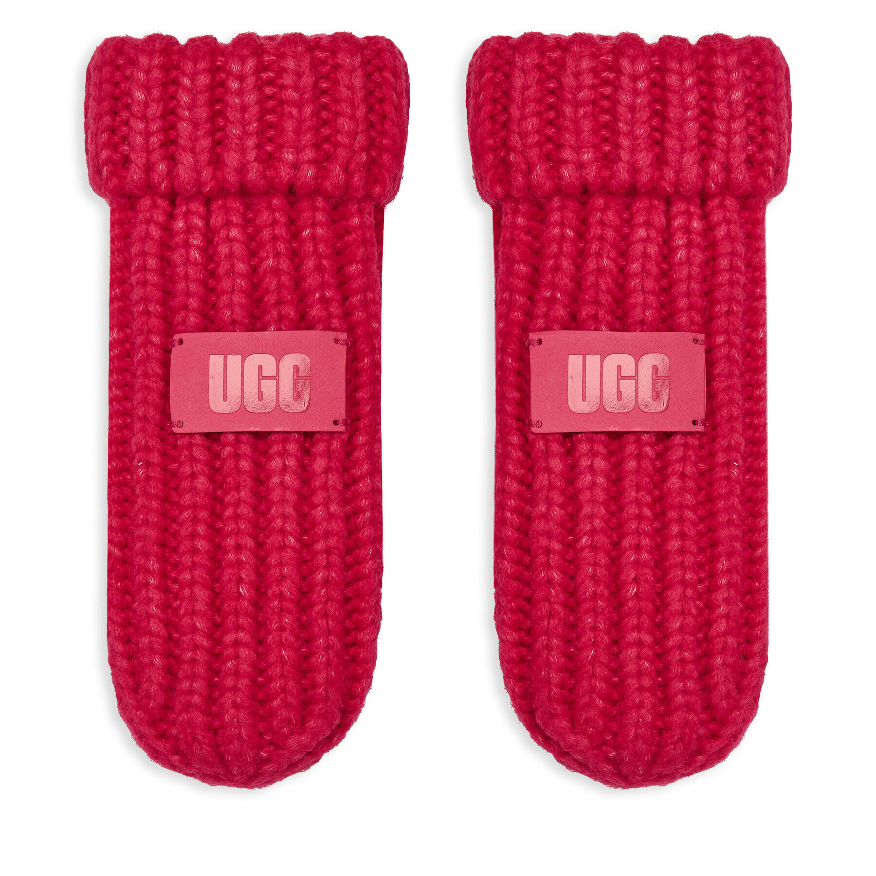 Ugg Детски ръкавици K Chunky Mitten 100030 Розов - Pepit.bg