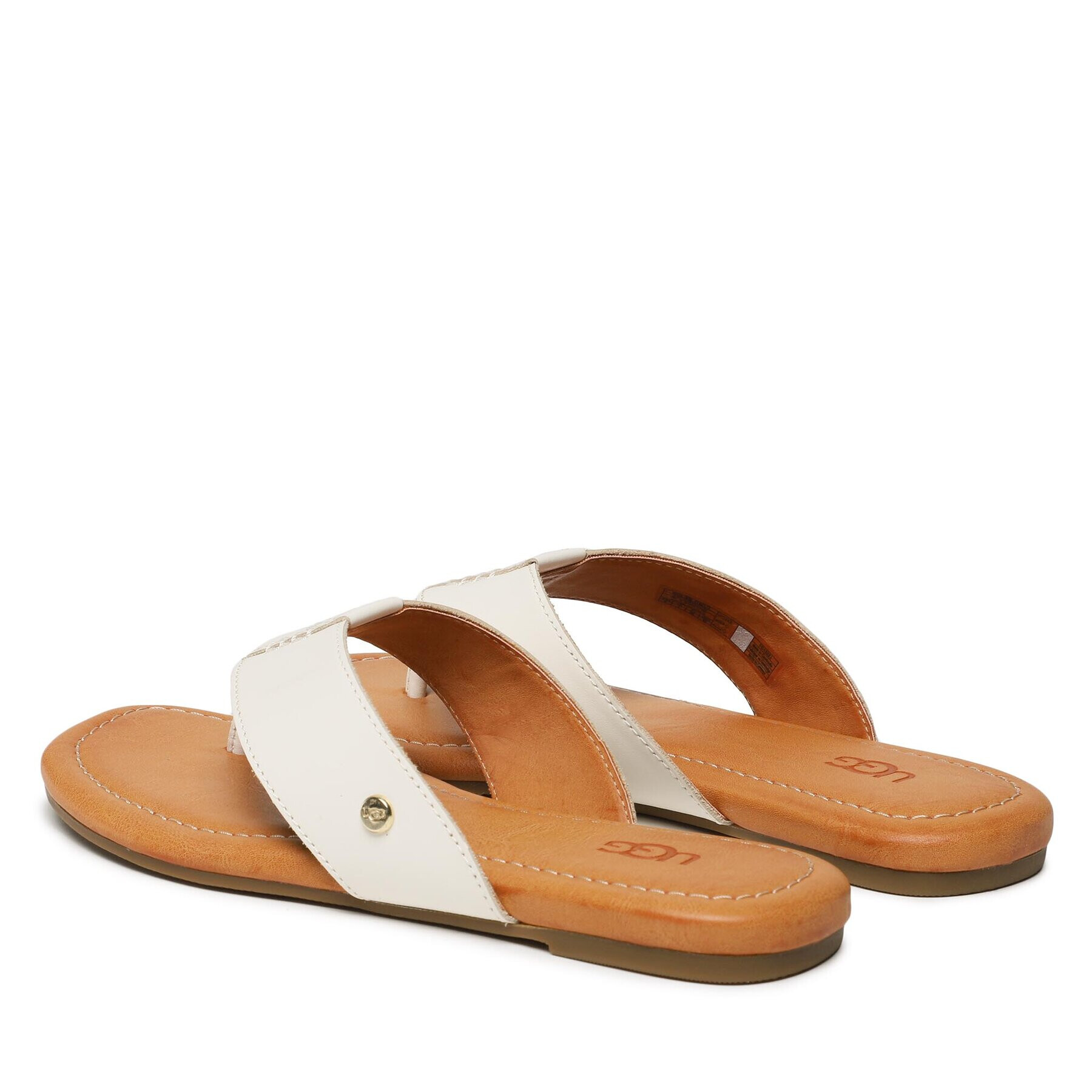 Ugg Джапанки W Carey Flip 1142177 Бял - Pepit.bg