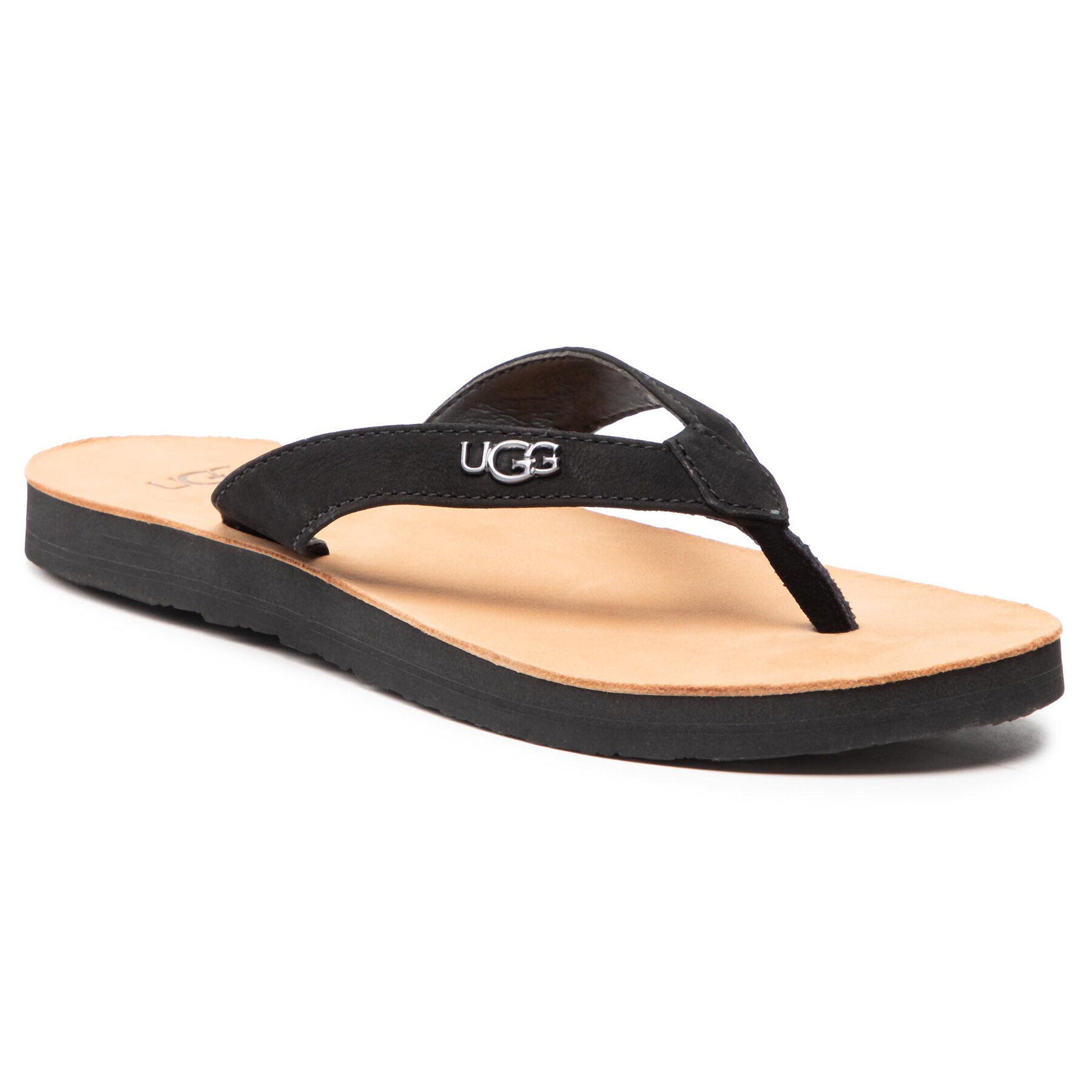 Ugg Джапанки W Tawney Logo 1119997 Черен - Pepit.bg