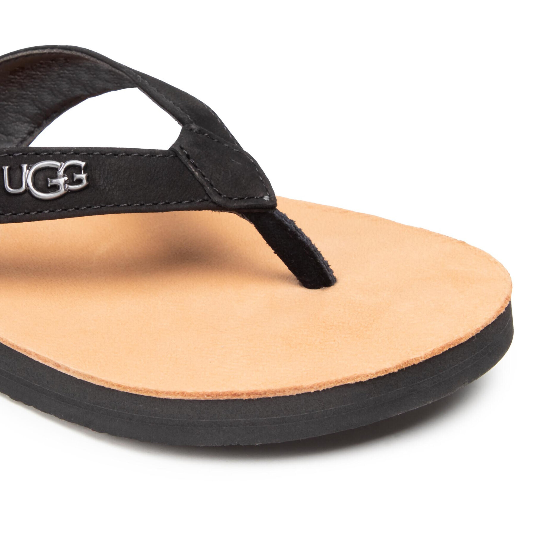 Ugg Джапанки W Tawney Logo 1119997 Черен - Pepit.bg