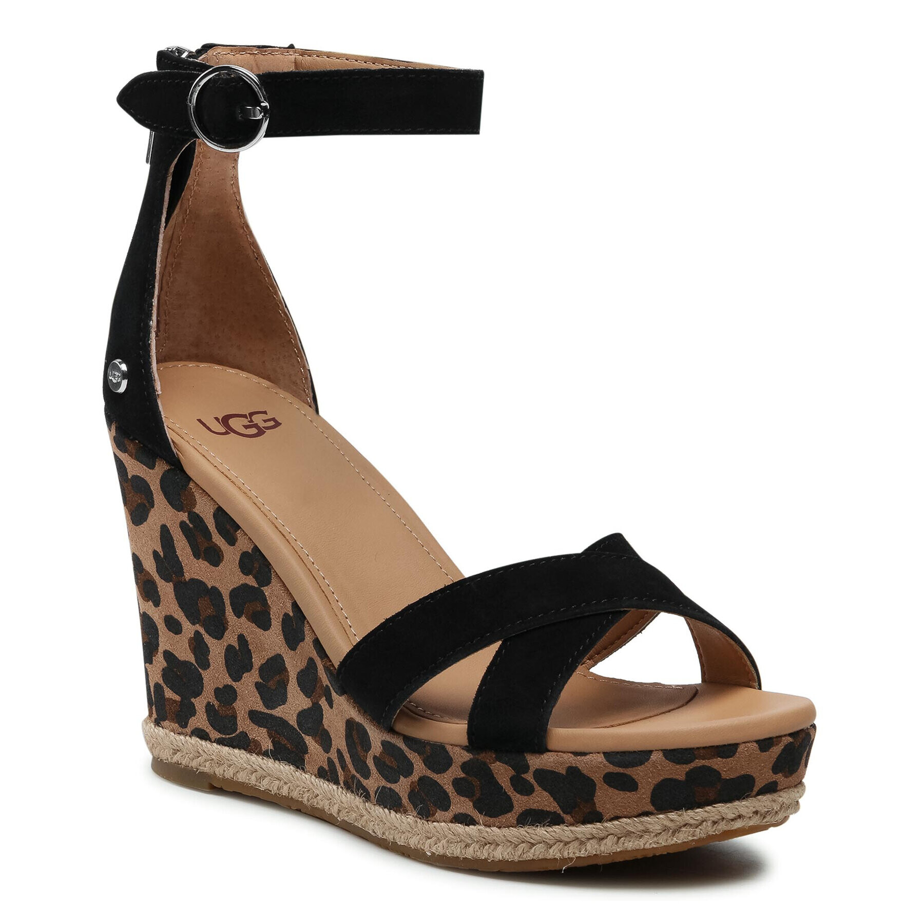 Ugg Еспадрили W Ezrah Leopard 1119981 Черен - Pepit.bg