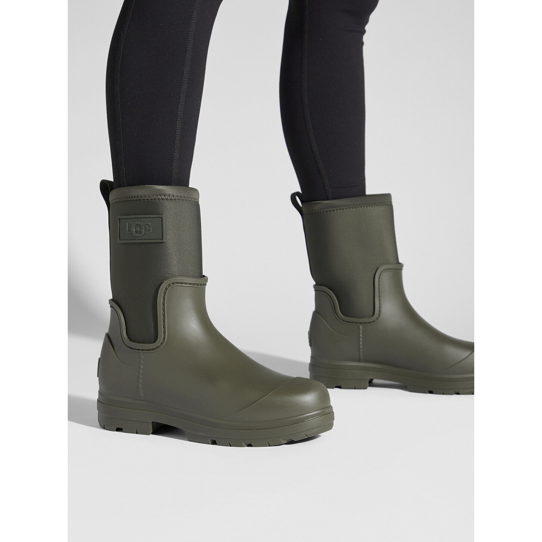 Ugg Гумени ботуши W Droplet Mid 1143813 Каки - Pepit.bg