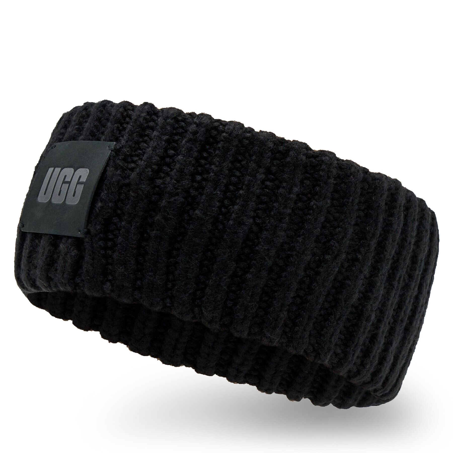 Ugg Лента за глава W Chunky Ribbed Headband 22658 Черен - Pepit.bg