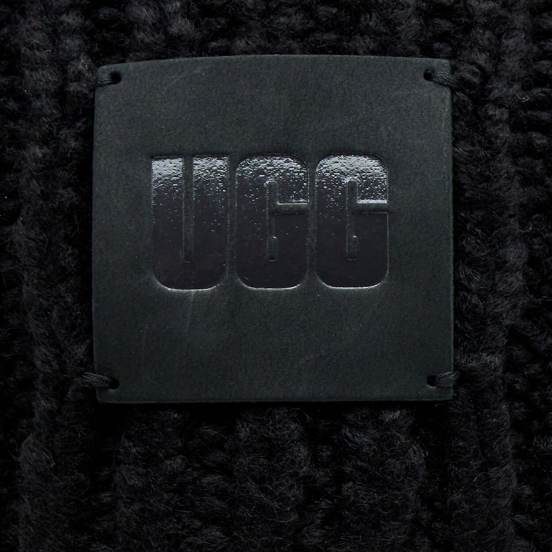 Ugg Лента за глава W Chunky Ribbed Headband 22658 Черен - Pepit.bg