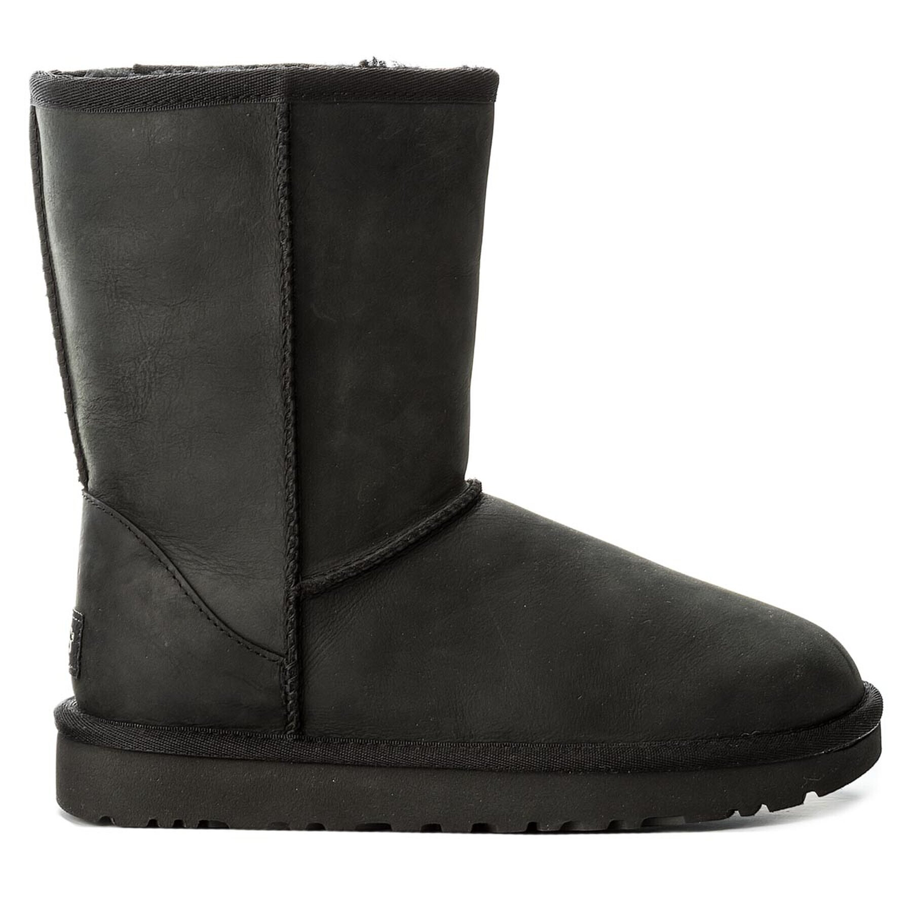 Ugg Обувки Classic Short Leather 1016559 Черен - Pepit.bg
