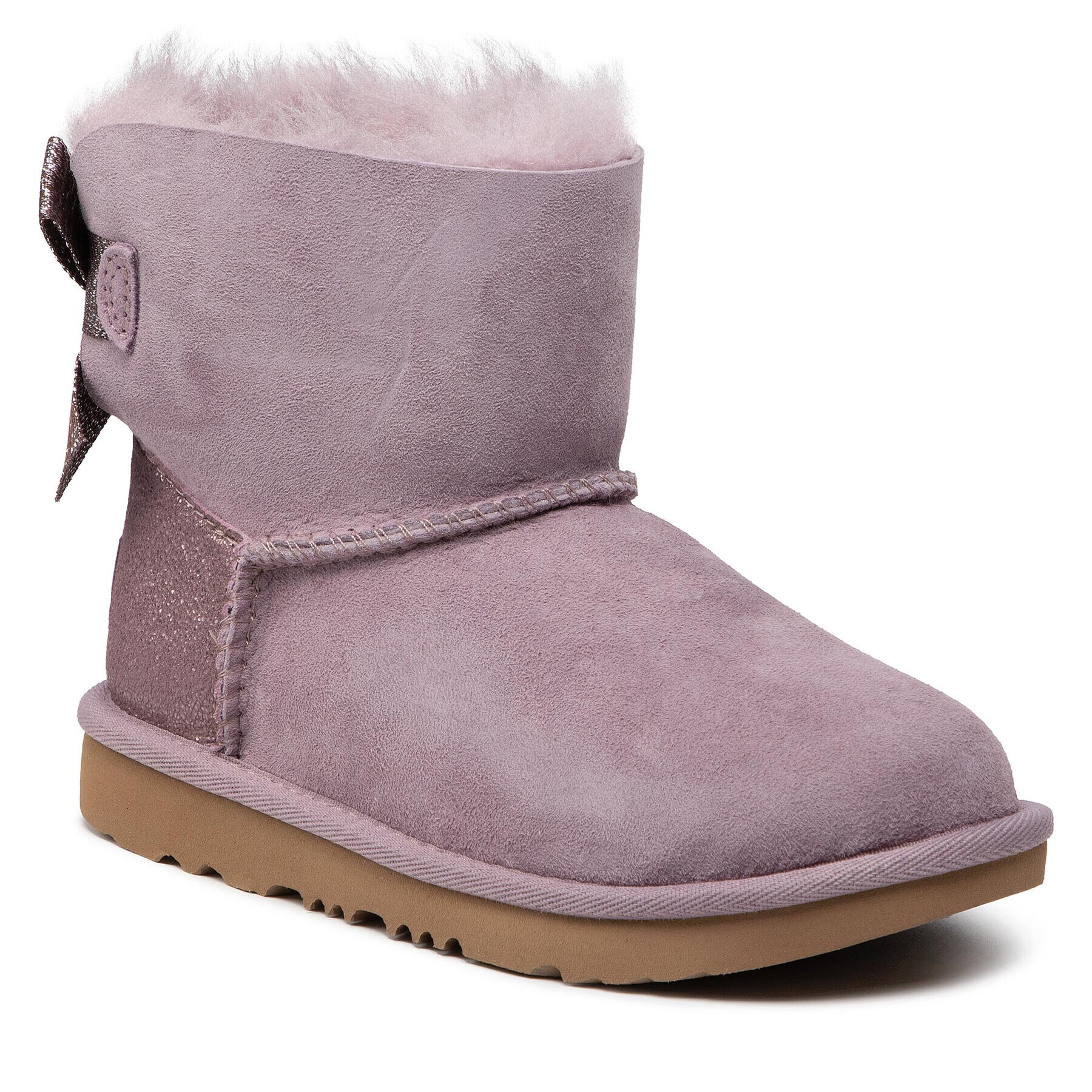 Ugg Обувки K Mini Bailey Bow Glitz 1123617K Виолетов - Pepit.bg