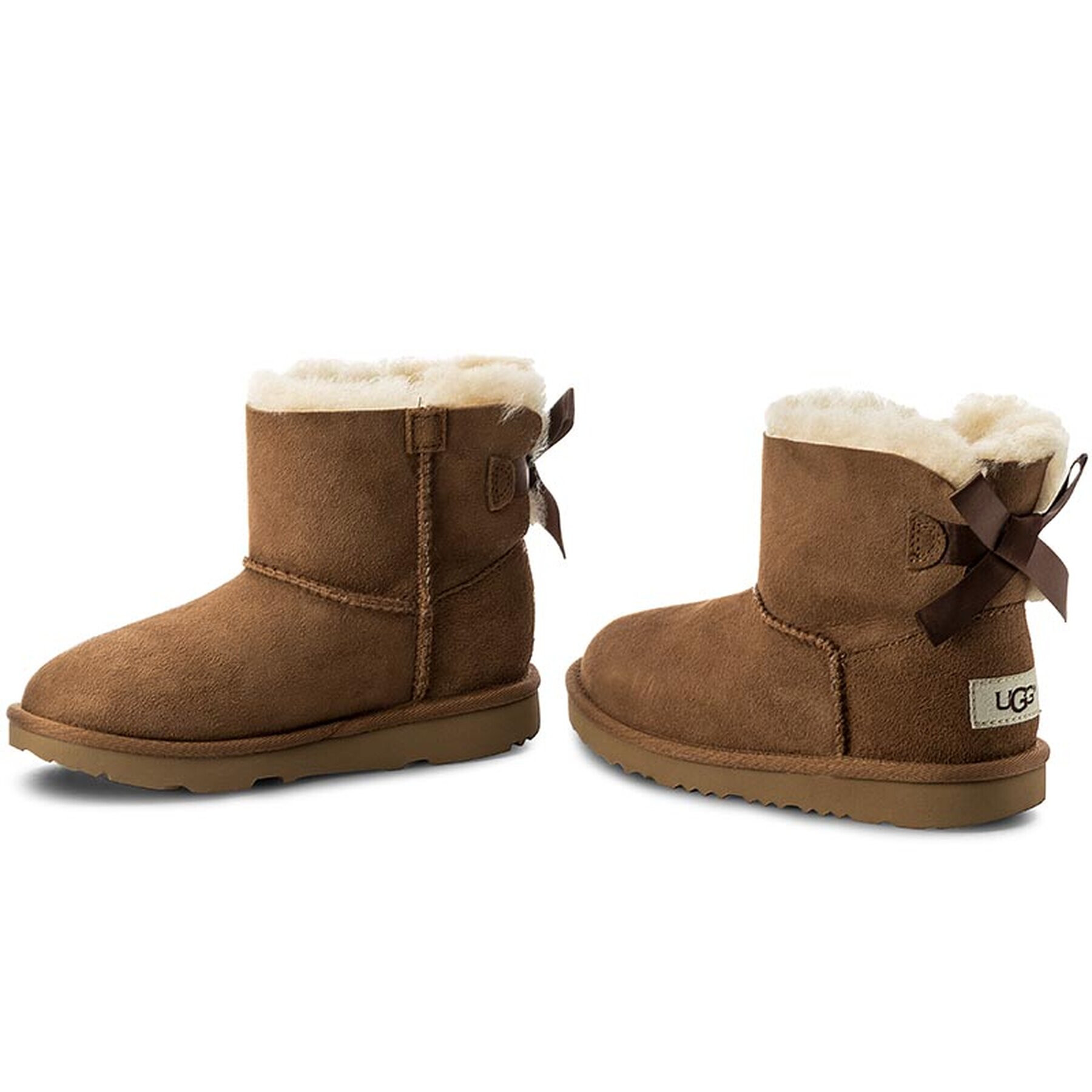 Ugg Обувки K Mini Bailey Bow II 1017397K Кафяв - Pepit.bg