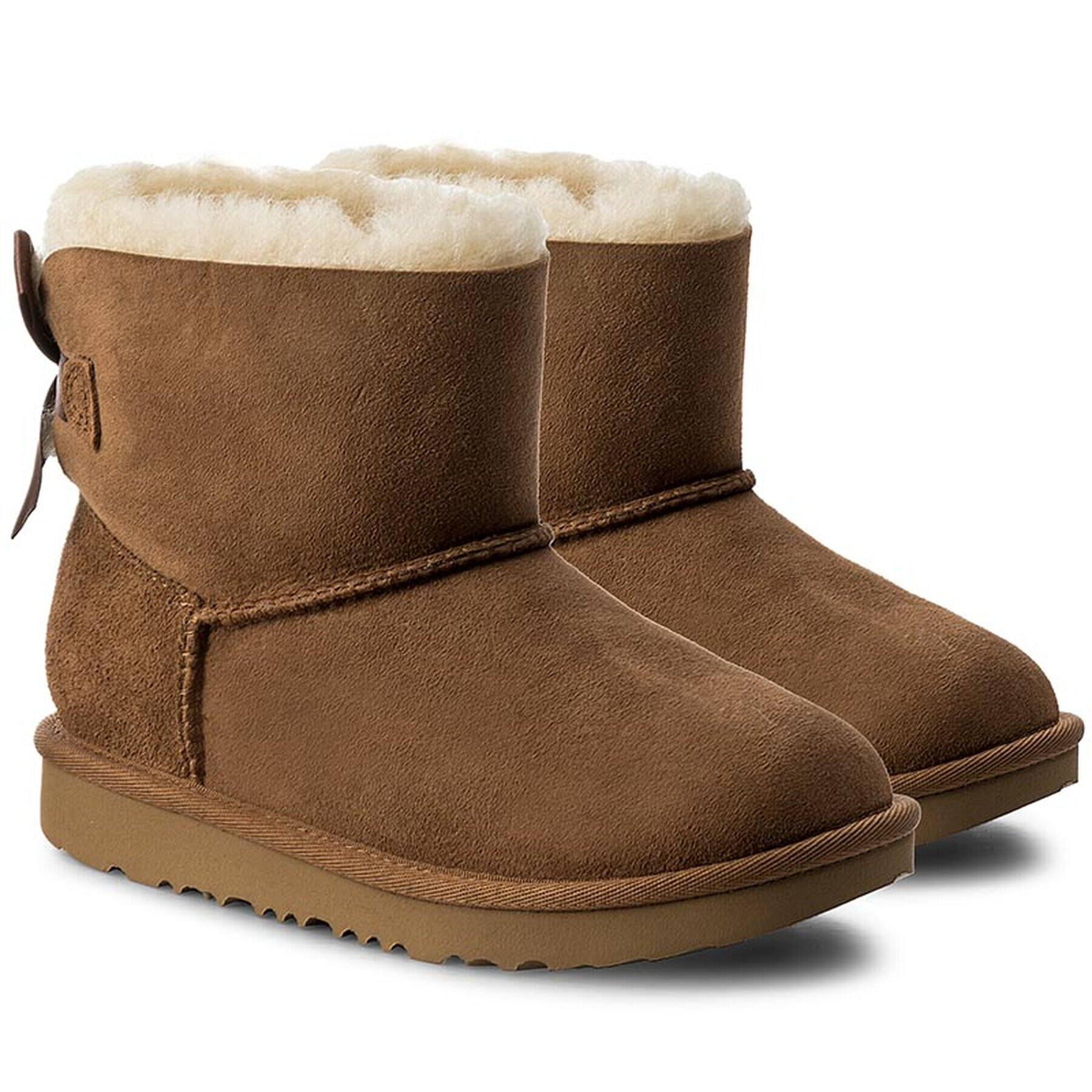 Ugg Обувки K Mini Bailey Bow II 1017397K Кафяв - Pepit.bg