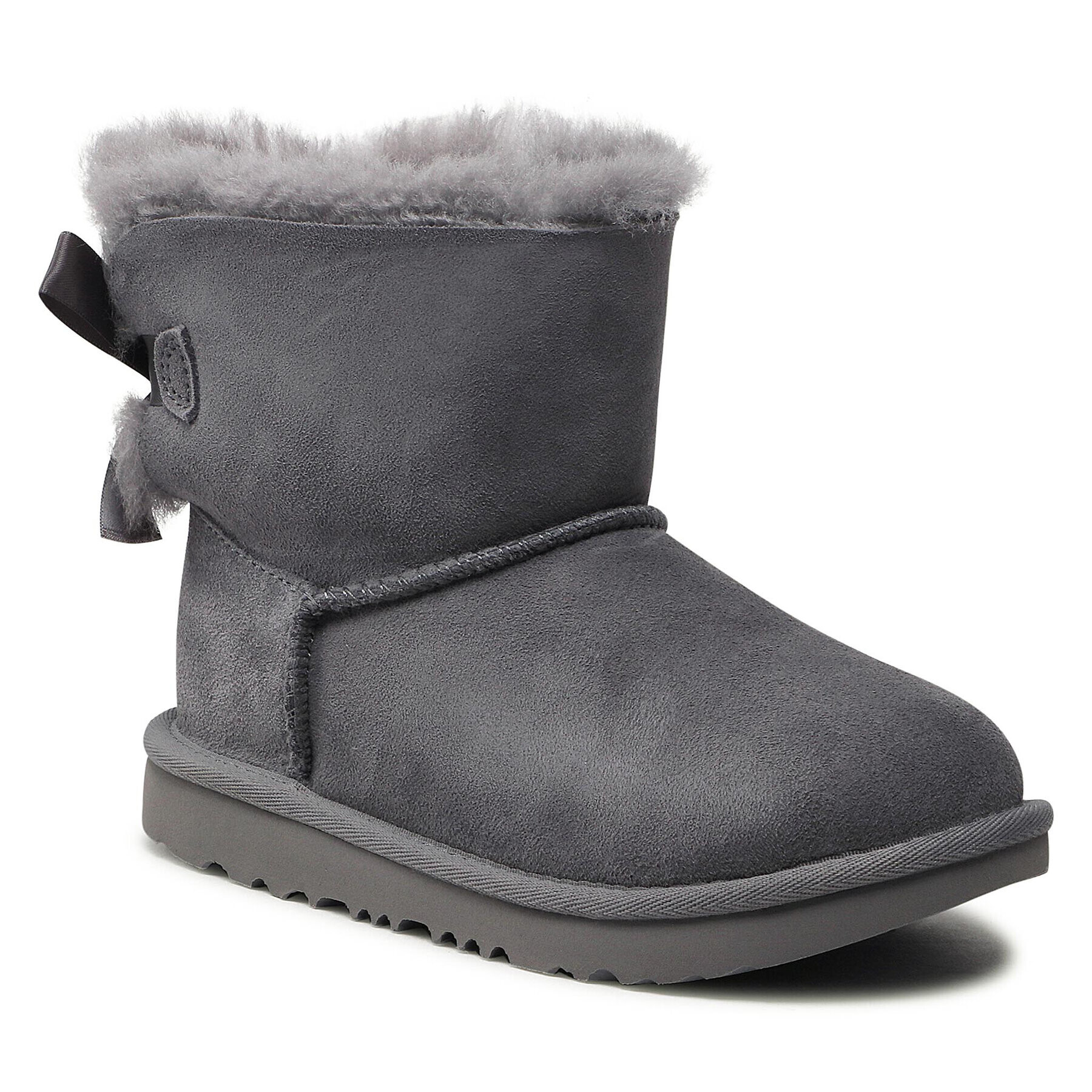 Ugg Обувки K Mini Bailey Bow II 1017397K Сив - Pepit.bg