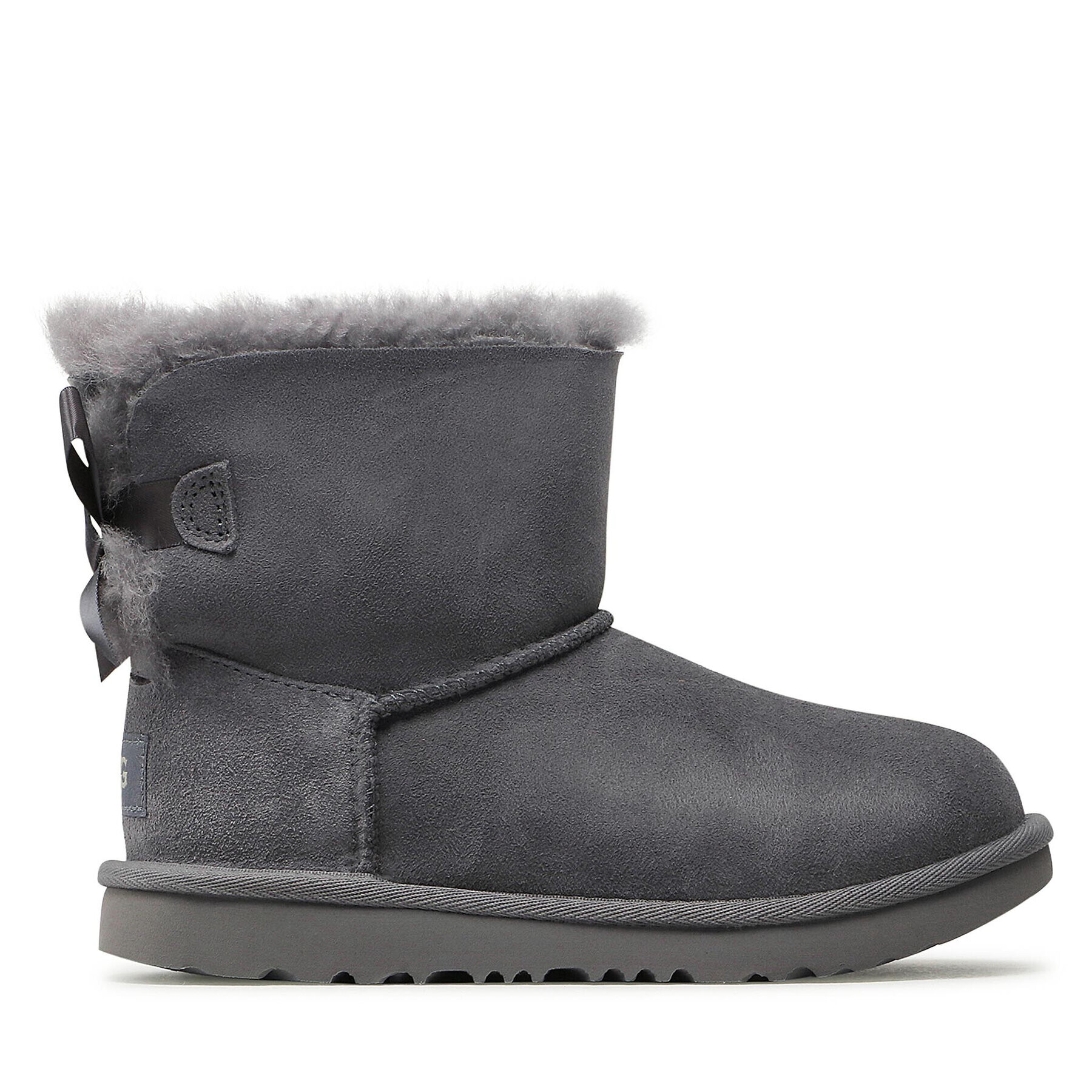 Ugg Обувки K Mini Bailey Bow II 1017397K Сив - Pepit.bg