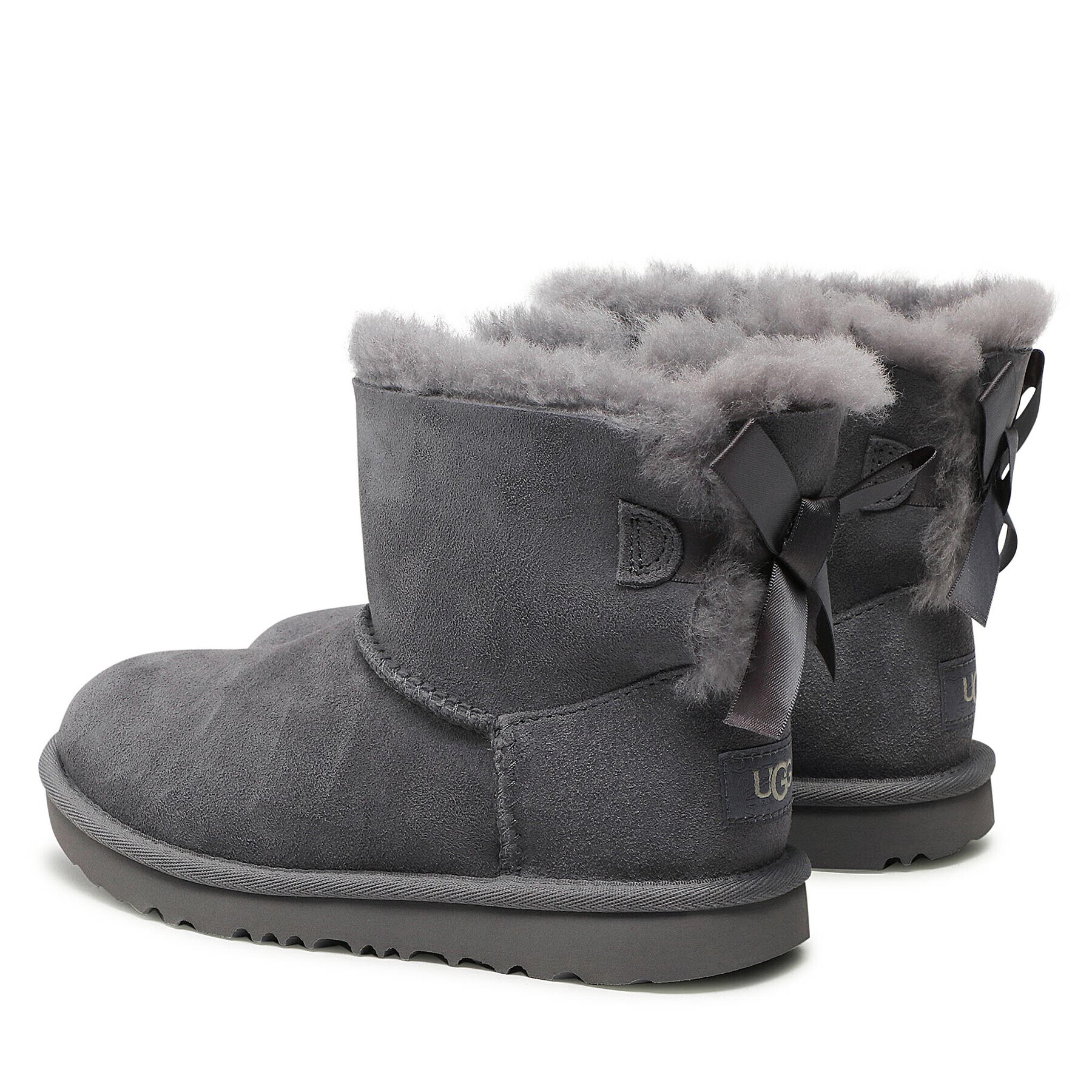 Ugg Обувки K Mini Bailey Bow II 1017397K Сив - Pepit.bg