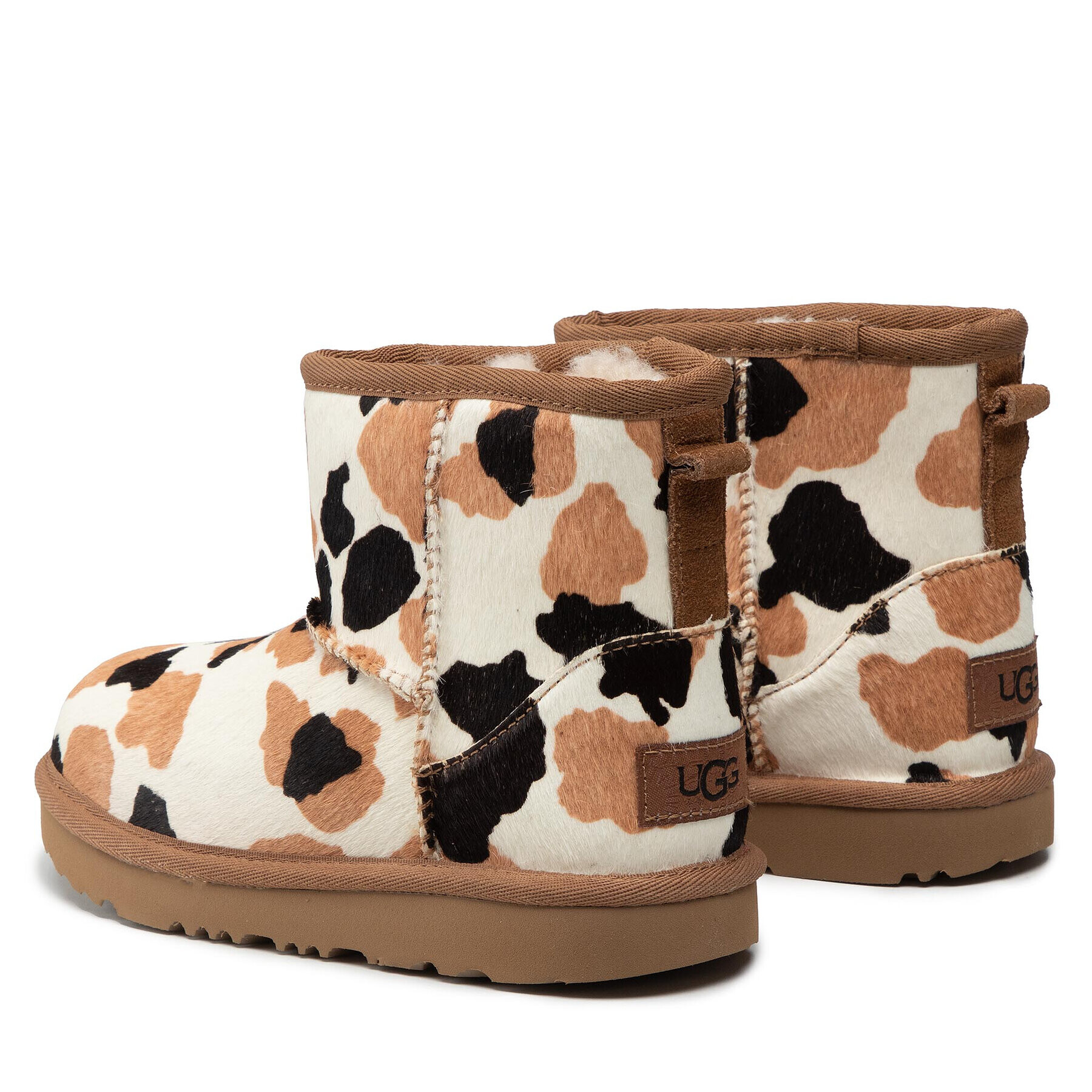 Ugg Обувки Kid's Classic Mini Cow Print 1123619K Кафяв - Pepit.bg