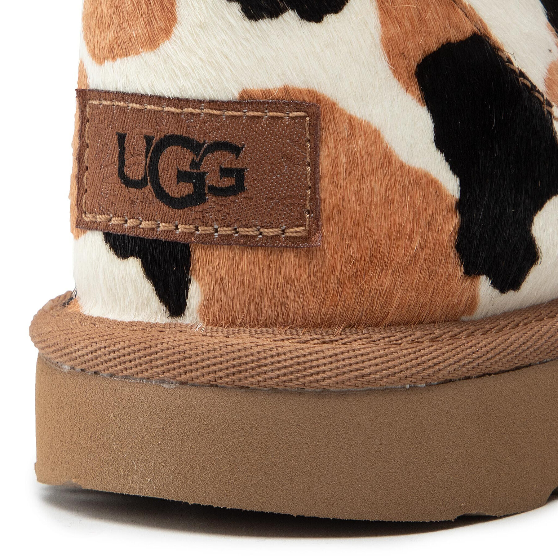 Ugg Обувки Kid's Classic Mini Cow Print 1123619K Кафяв - Pepit.bg