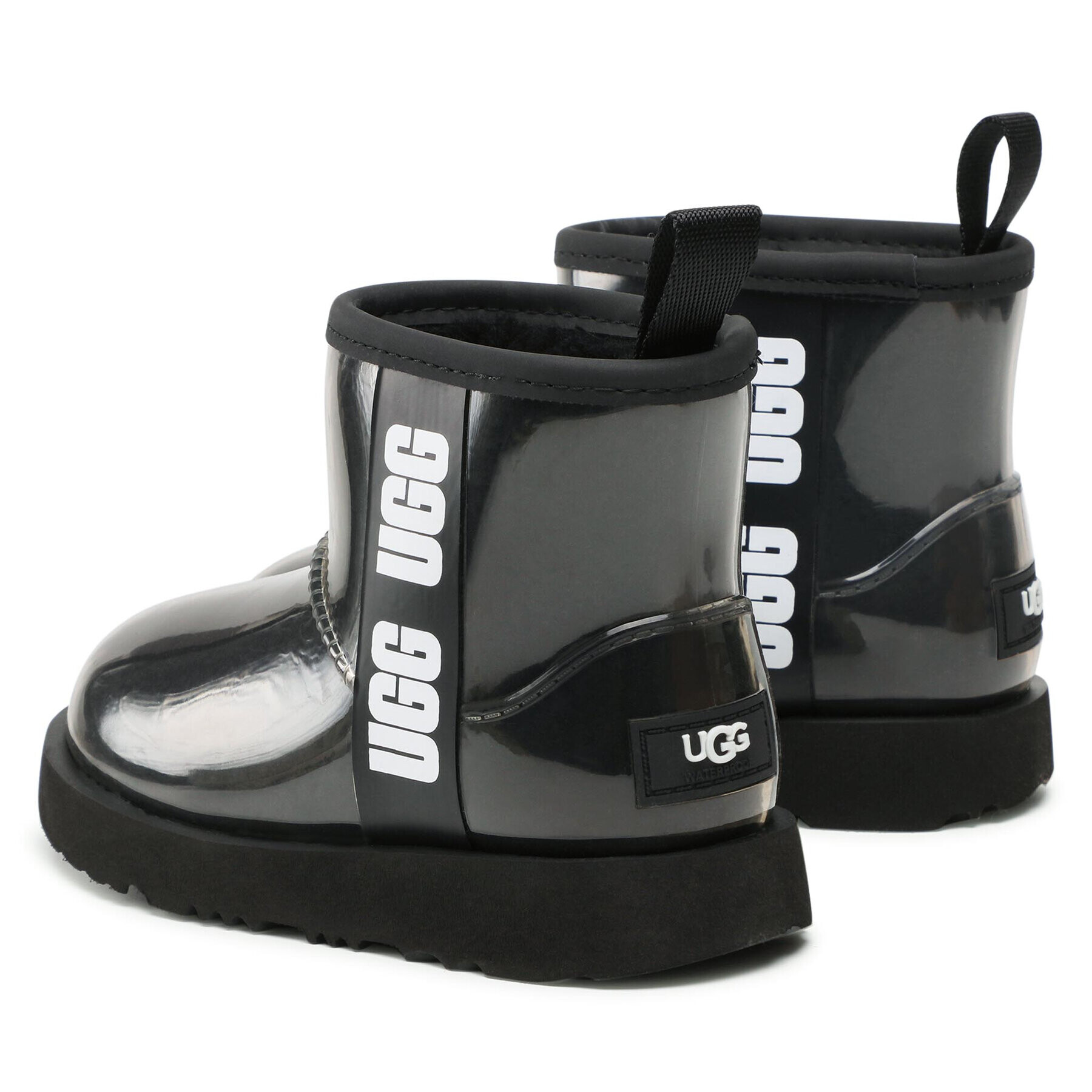 Ugg Обувки Kids' Classic Clear Mini II 1112386K Черен - Pepit.bg