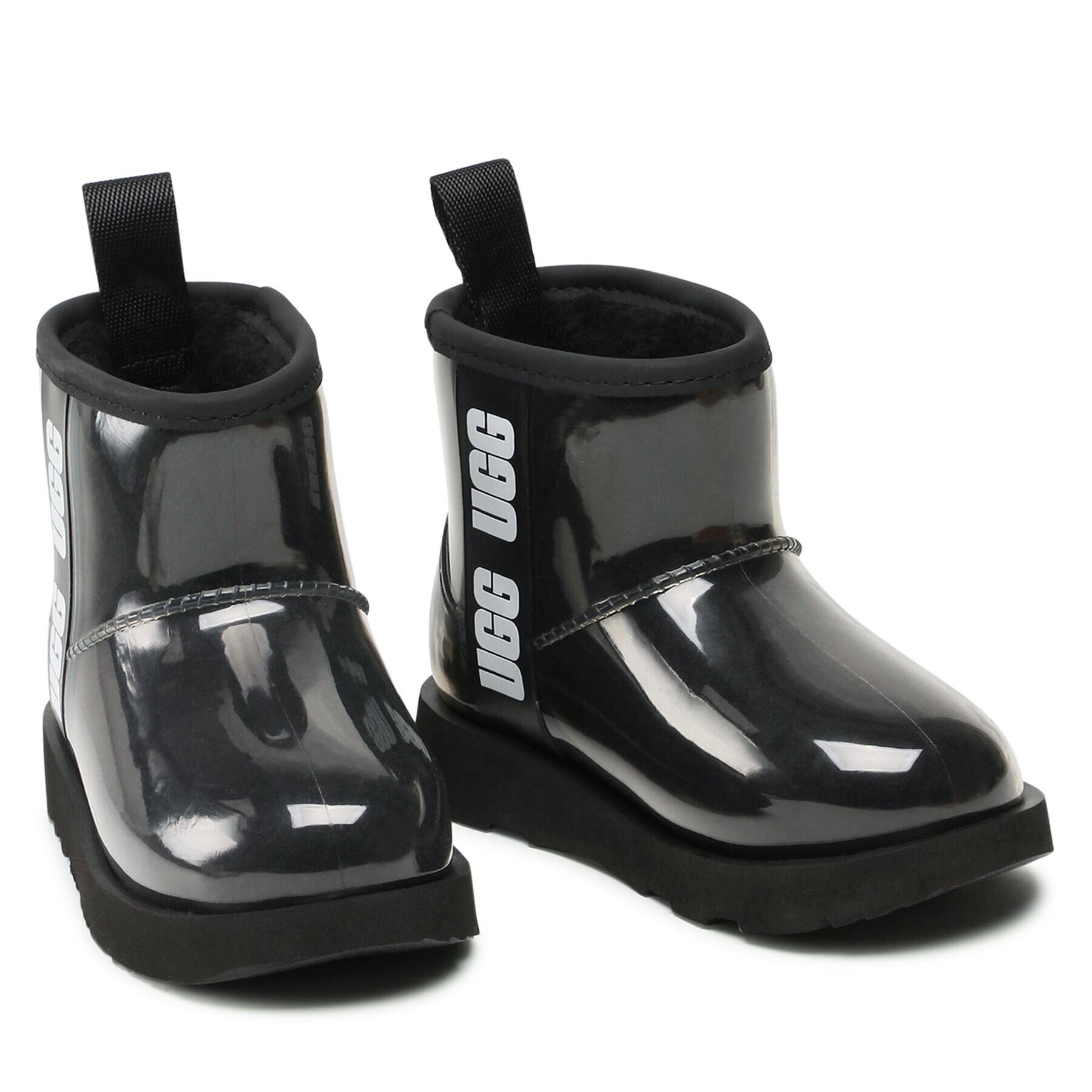 Ugg Обувки Kids' Classic Clear Mini II 1112386K Черен - Pepit.bg