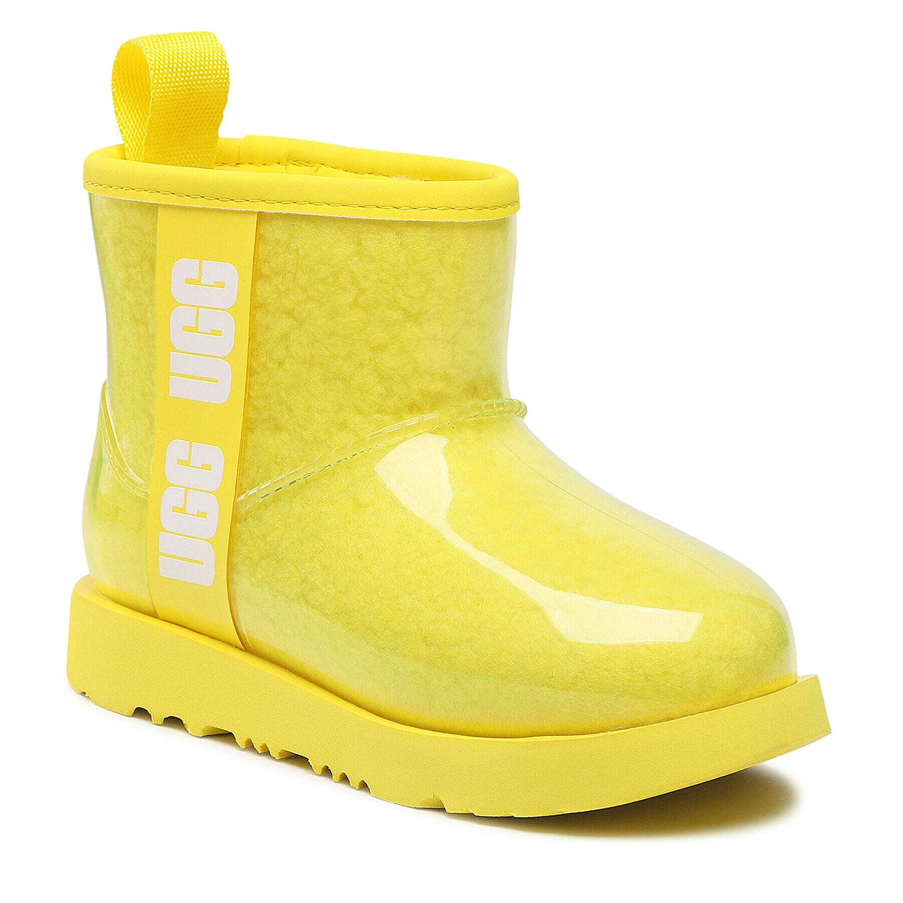 Ugg Обувки Kids' Classic Clear Mini II 1112386K Жълт - Pepit.bg