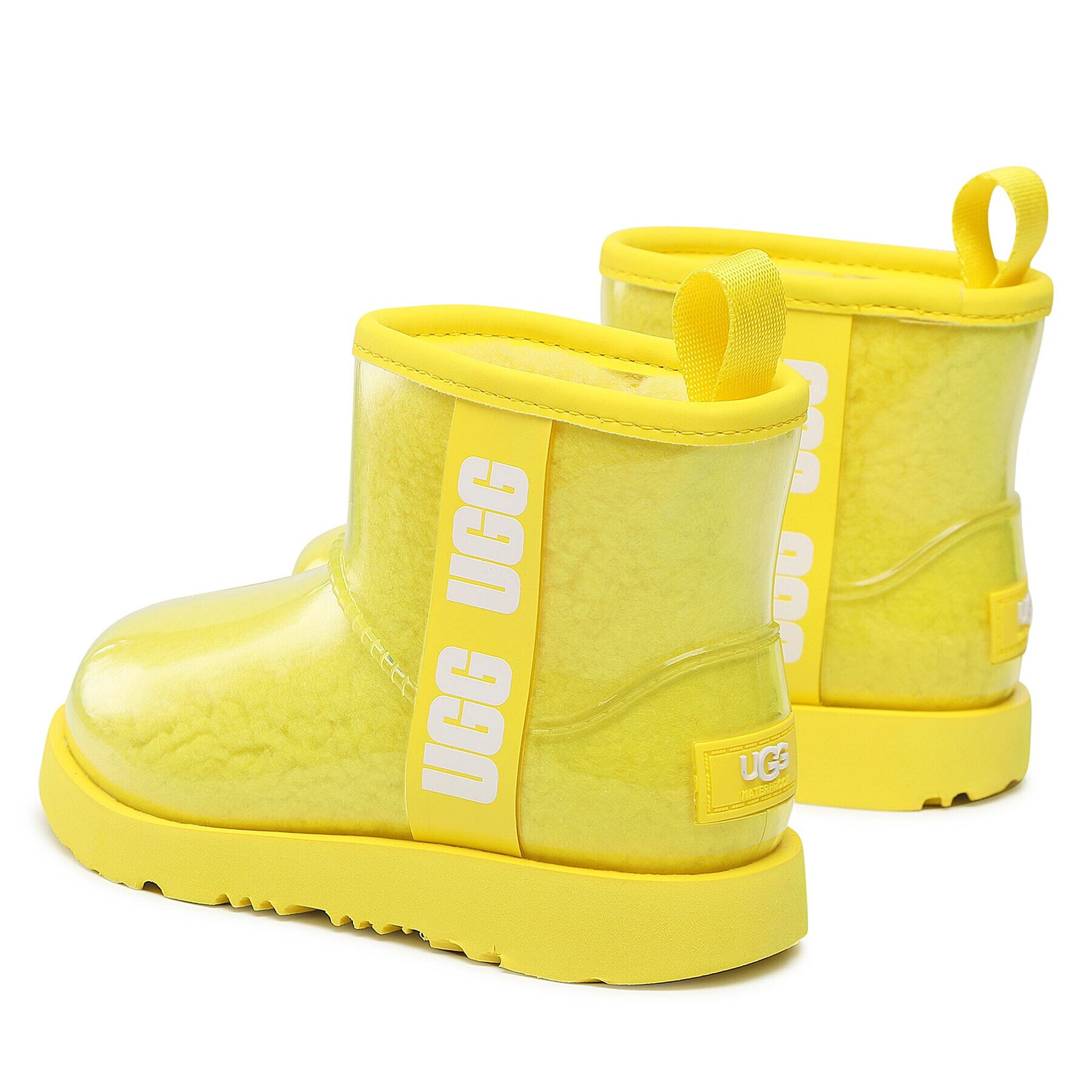 Ugg Обувки Kids' Classic Clear Mini II 1112386K Жълт - Pepit.bg