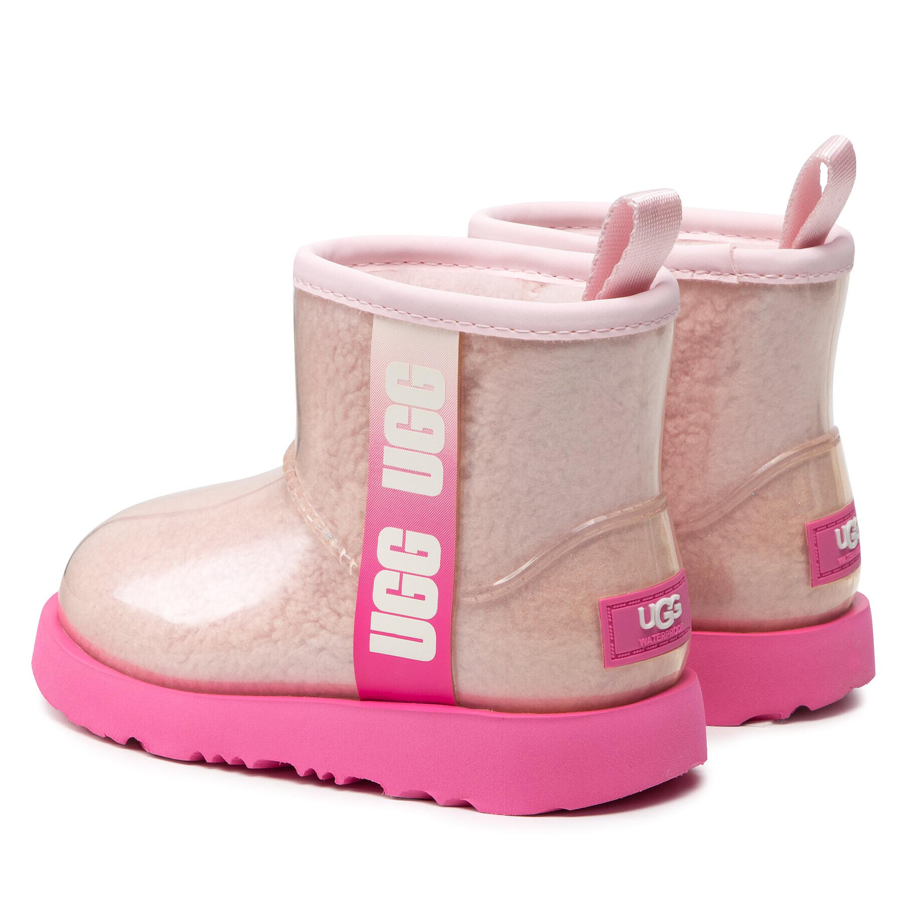 Ugg Обувки Kids' Classic Clear Mini II 1121007K Розов - Pepit.bg