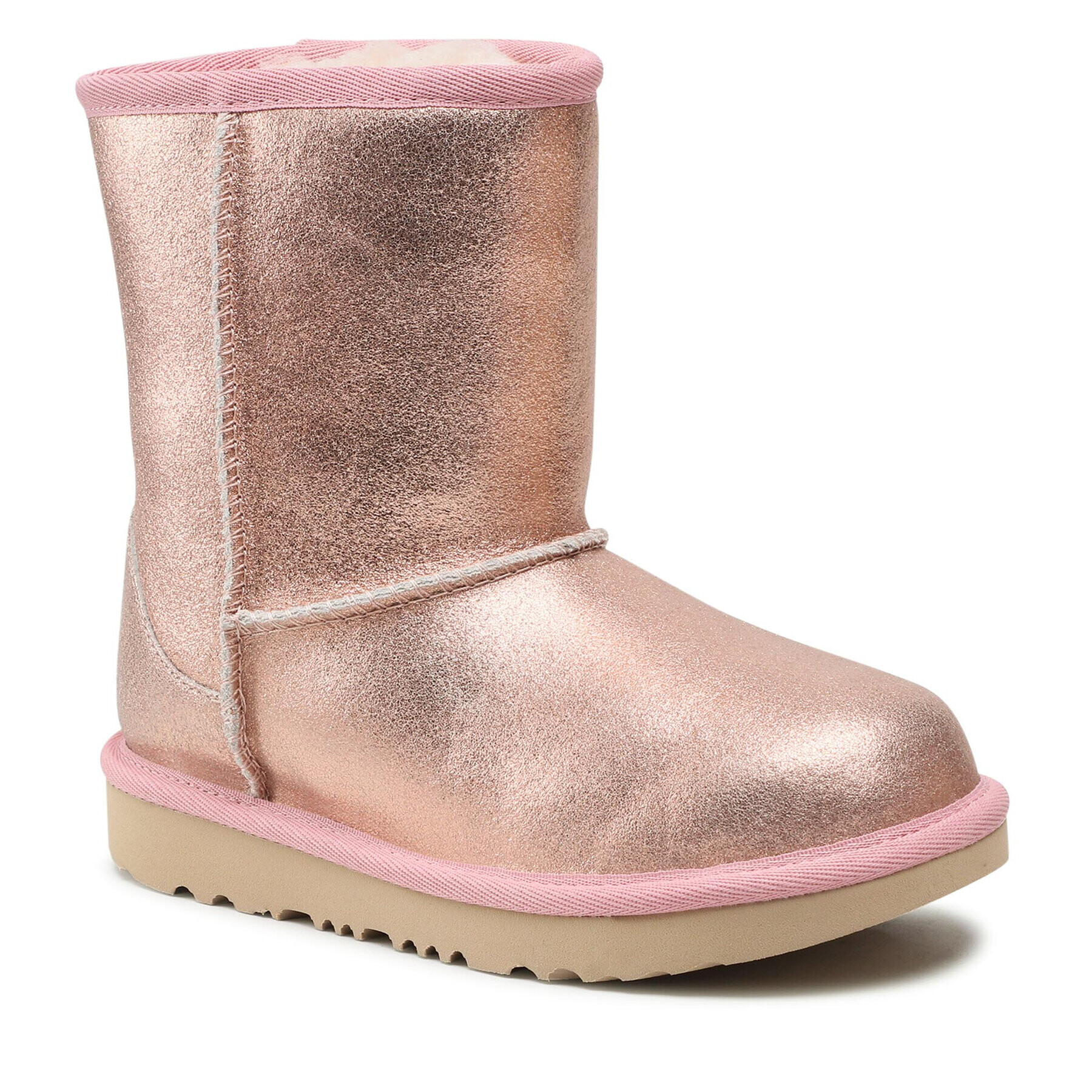 Ugg Обувки Kids' Classic II Metallic Glitter 1123663K Розов - Pepit.bg
