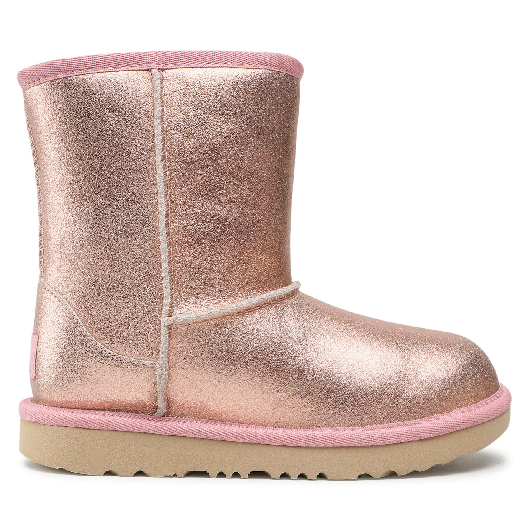 Ugg Обувки Kids' Classic II Metallic Glitter 1123663K Розов - Pepit.bg