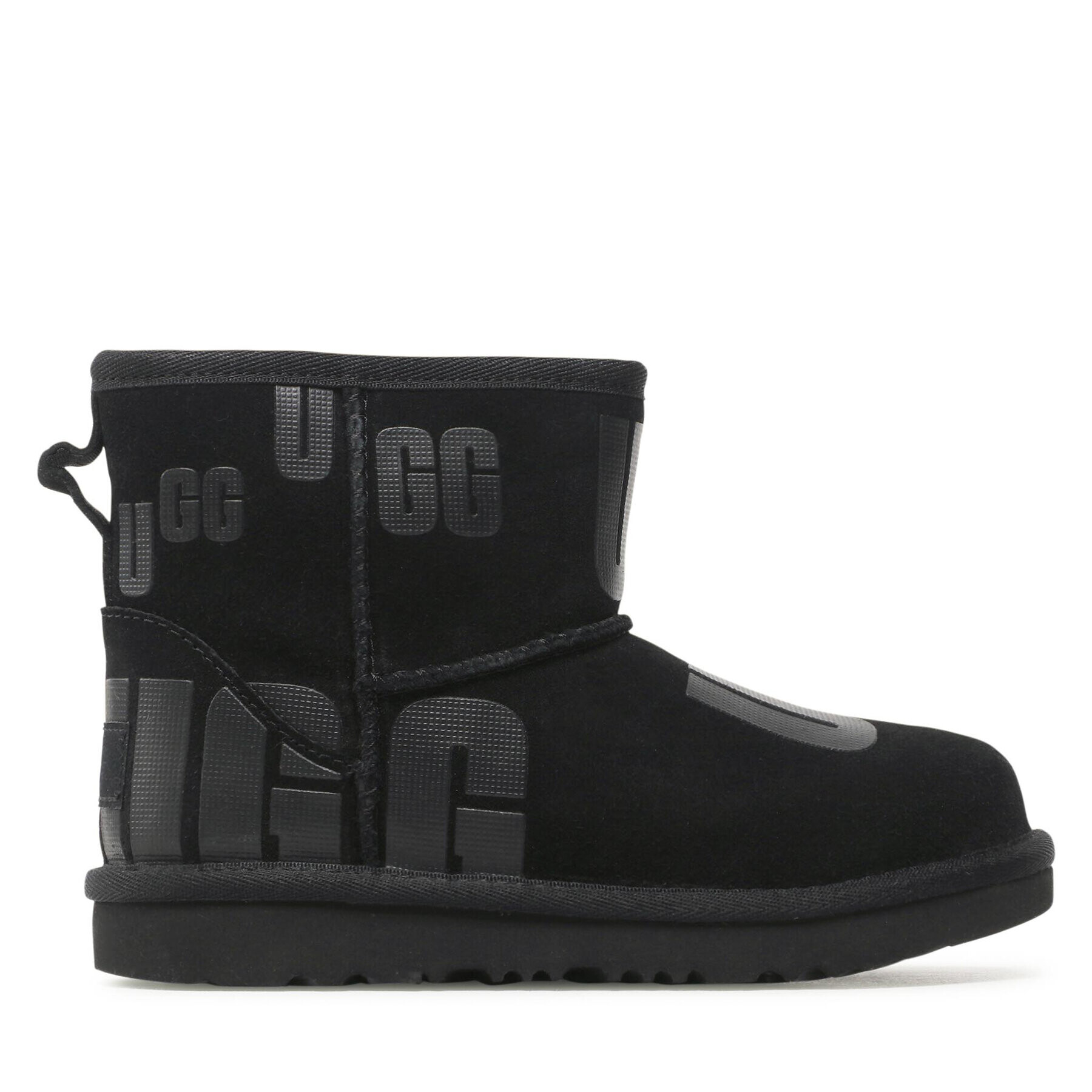 Ugg Обувки Kids' Classic Mini Scatter Graphic 1134952K Черен - Pepit.bg
