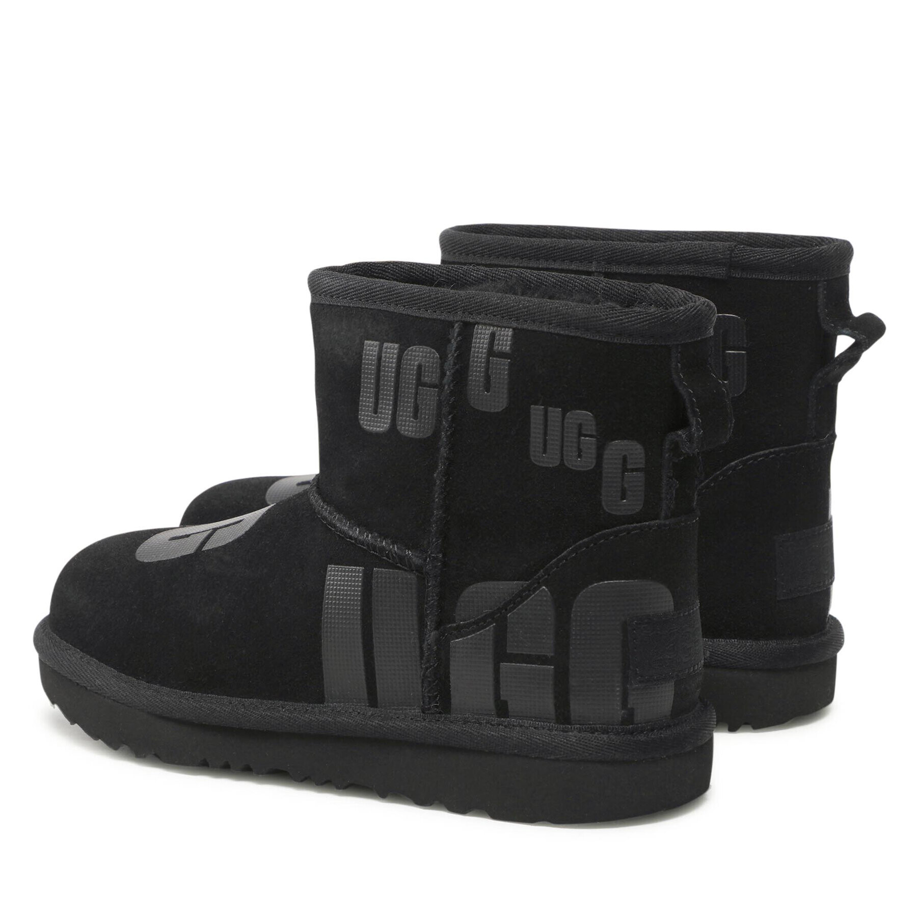 Ugg Обувки Kids' Classic Mini Scatter Graphic 1134952K Черен - Pepit.bg