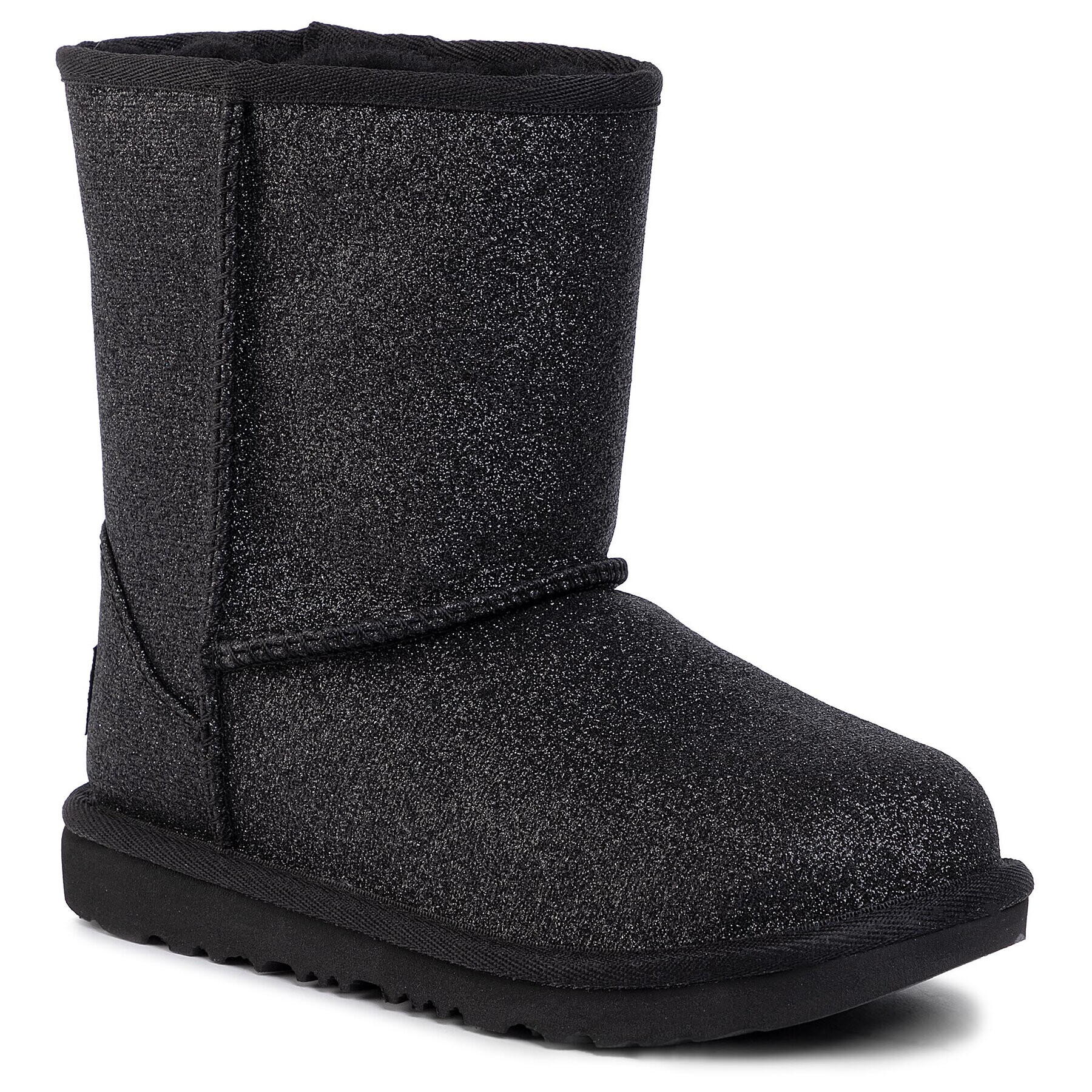 Ugg Обувки Kids' Classic Short II Glitter 1111852K Черен - Pepit.bg