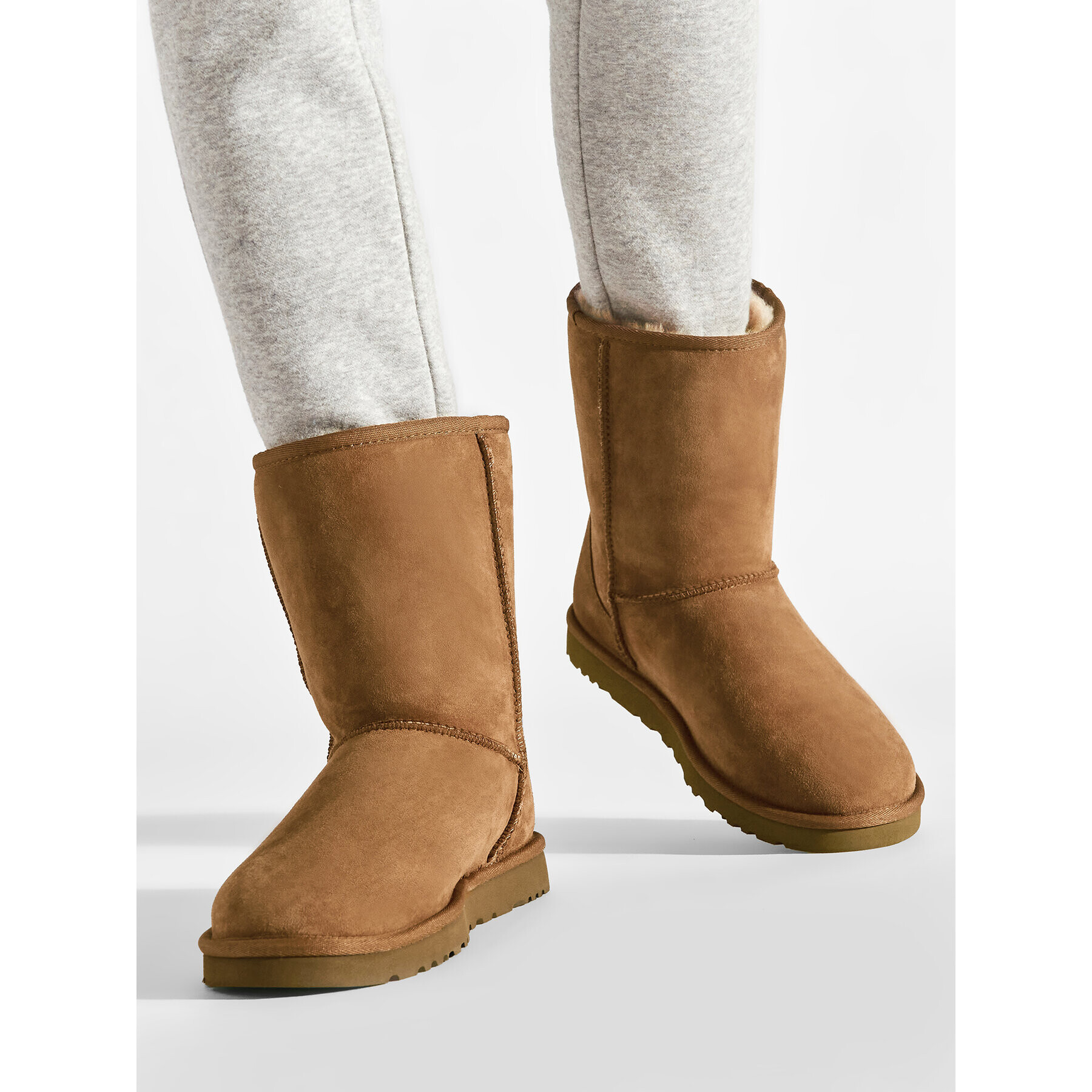 Ugg Апрески M Classic Short 5800 Кафяв - Pepit.bg