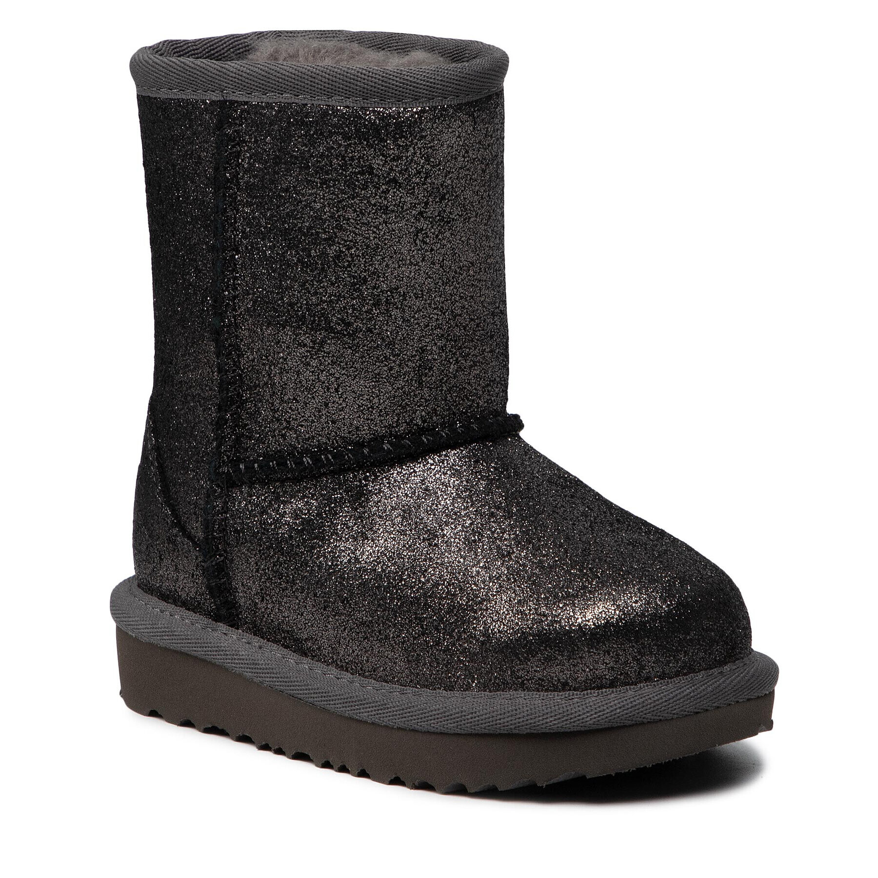 Ugg Обувки T Classic II Metallic Glitter 1123663T Черен - Pepit.bg