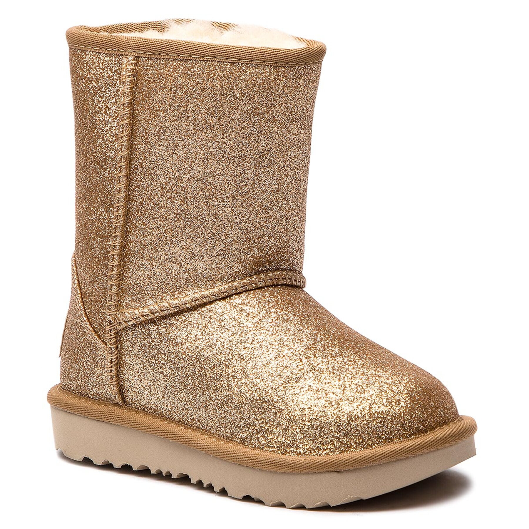 Ugg Обувки T Classic Short II Glitter 1098491T Златист - Pepit.bg