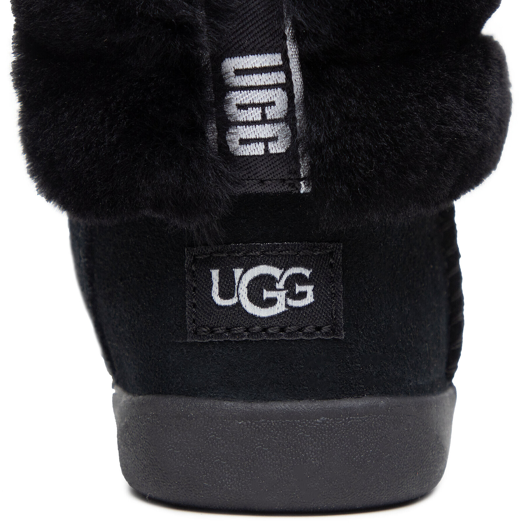 Ugg Обувки T Mini Quilted Fluff 1110704T Черен - Pepit.bg
