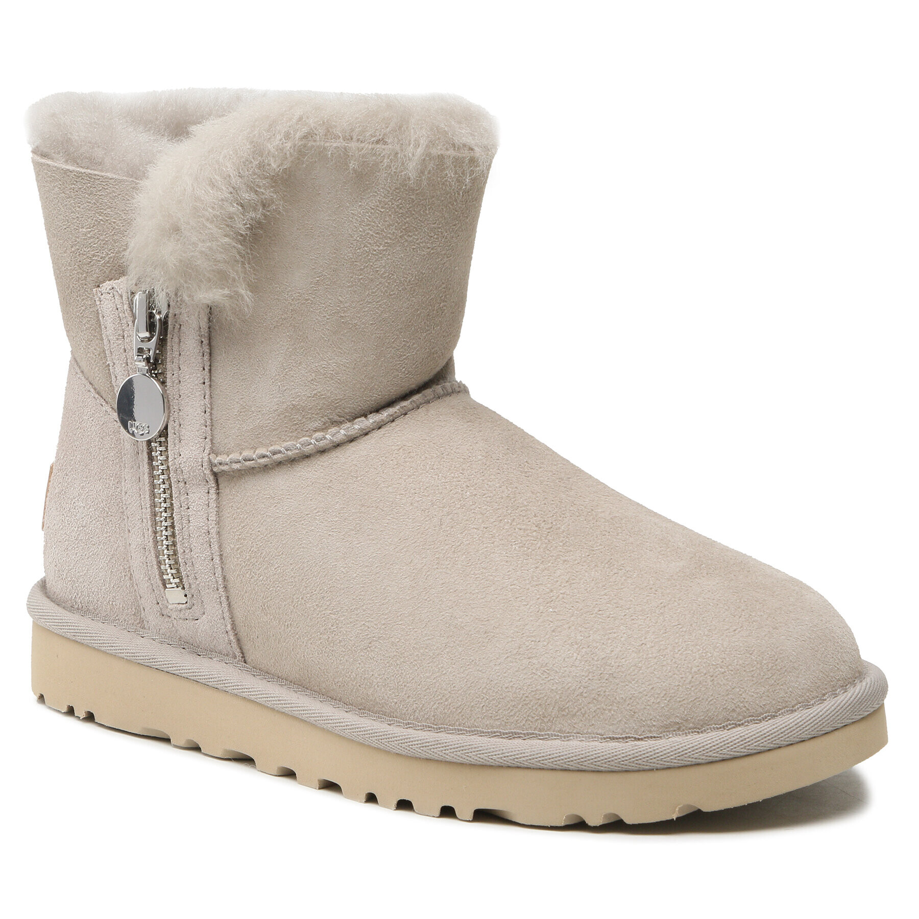 Ugg Обувки W Bailey Zip Mini 1112481 Сив - Pepit.bg