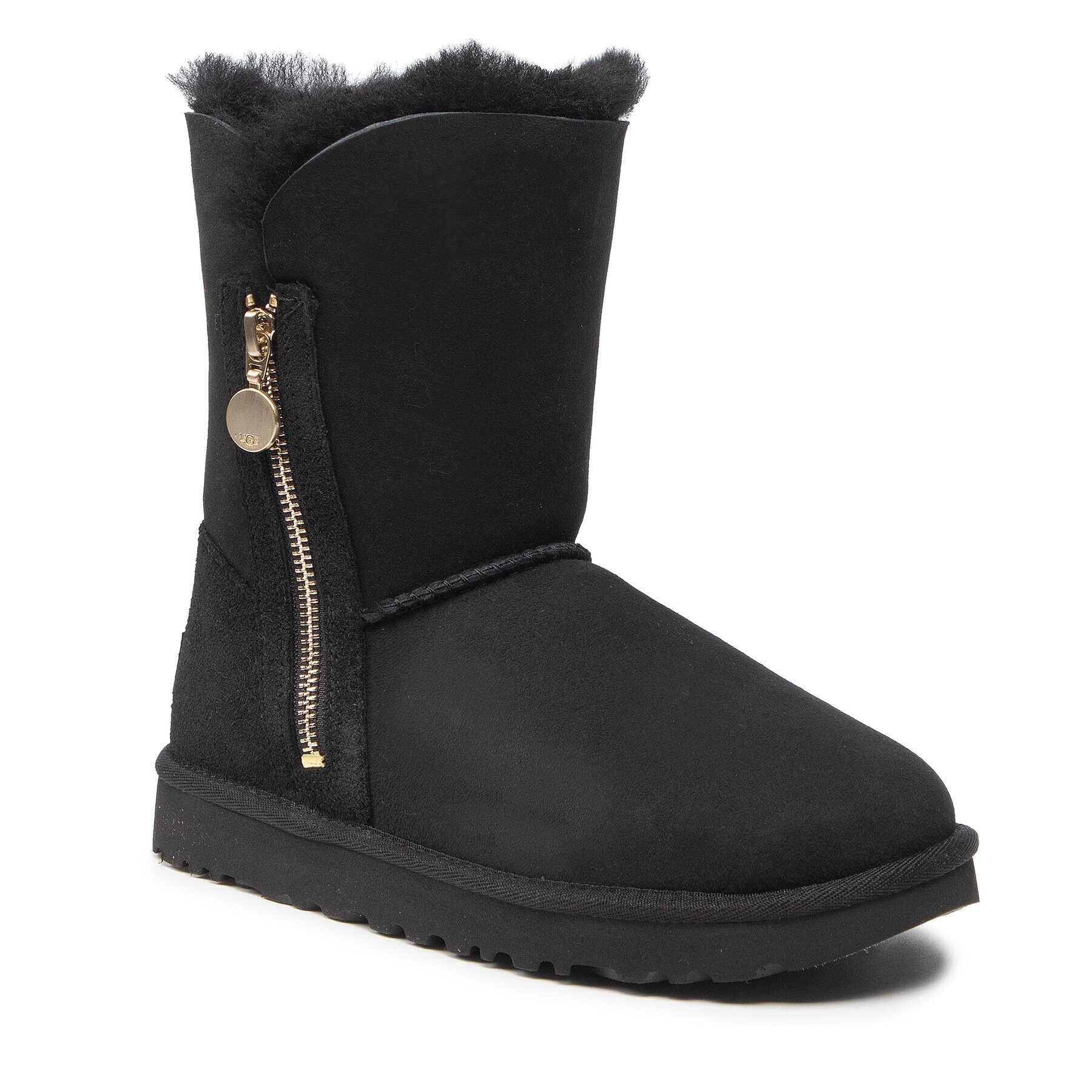 Ugg Обувки W Bailey Zip Short 1112480 Черен - Pepit.bg