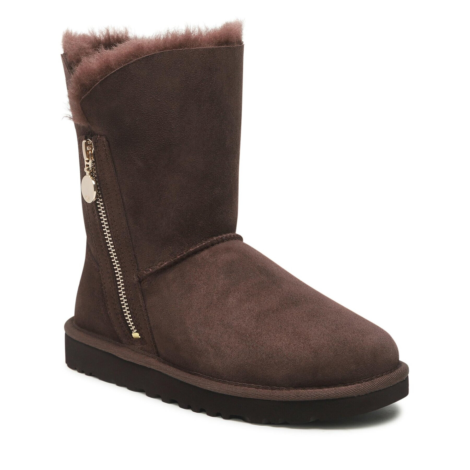 Ugg Обувки W Bailey Zip Short 1112480 Кафяв - Pepit.bg