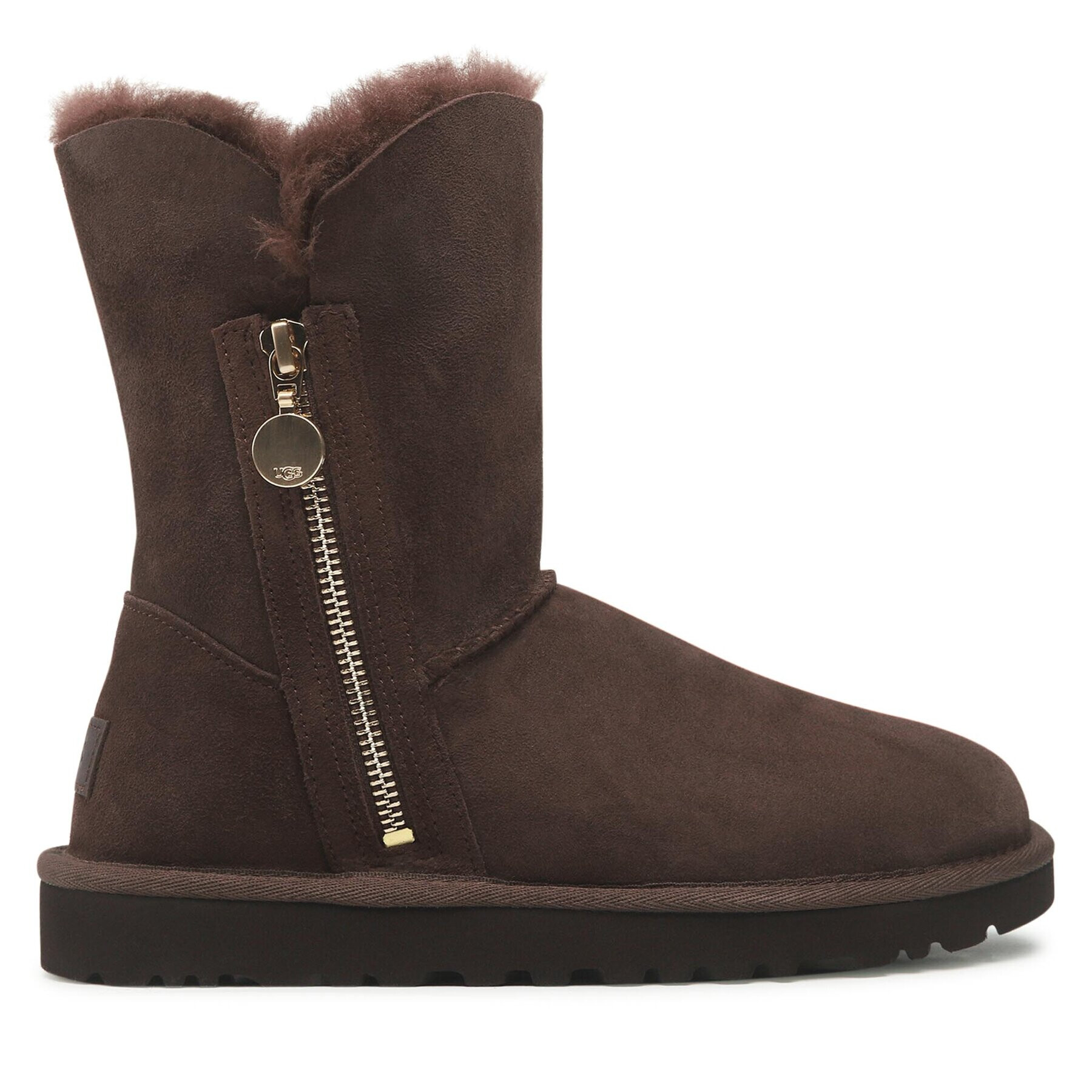 Ugg Обувки W Bailey Zip Short 1112480 Кафяв - Pepit.bg