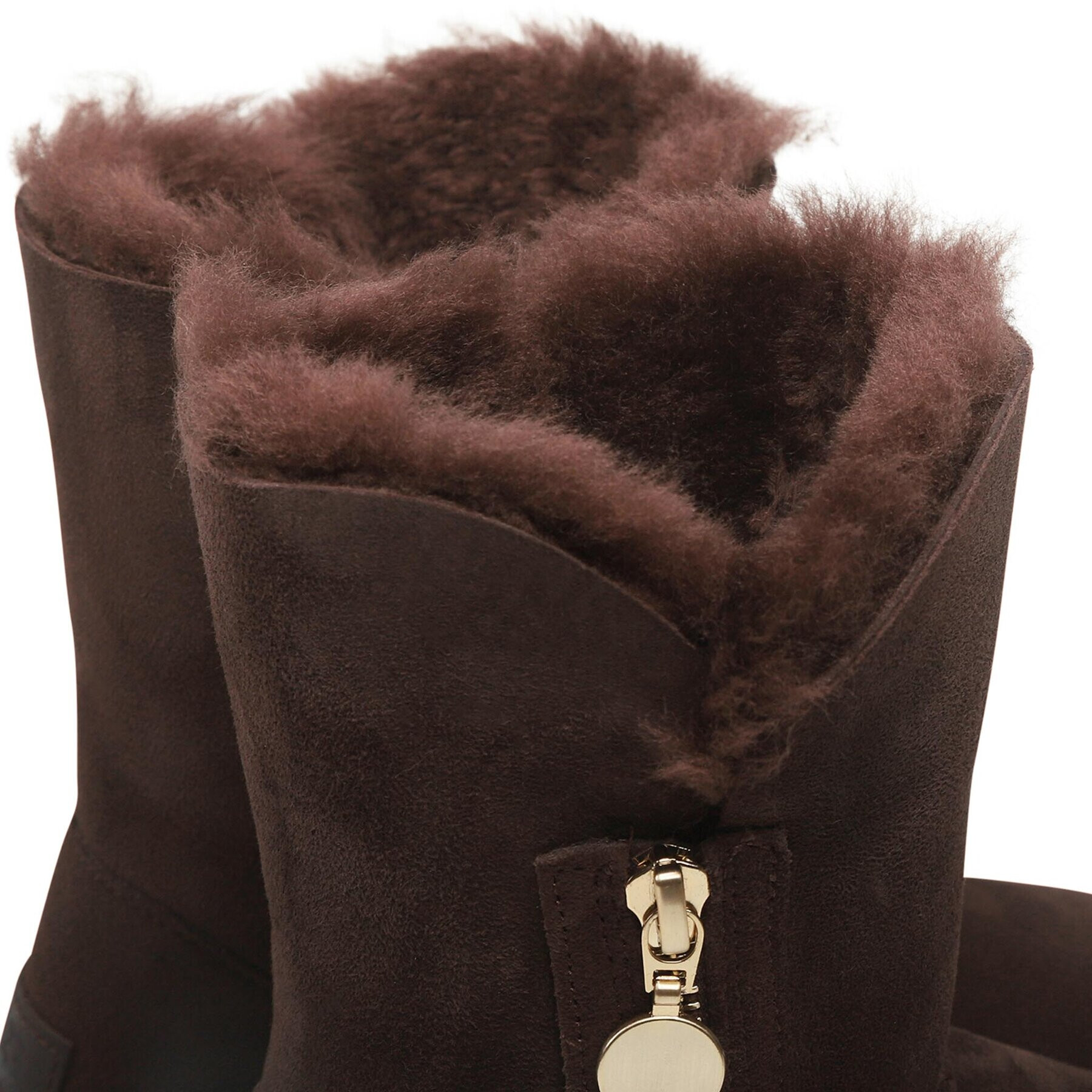 Ugg Обувки W Bailey Zip Short 1112480 Кафяв - Pepit.bg