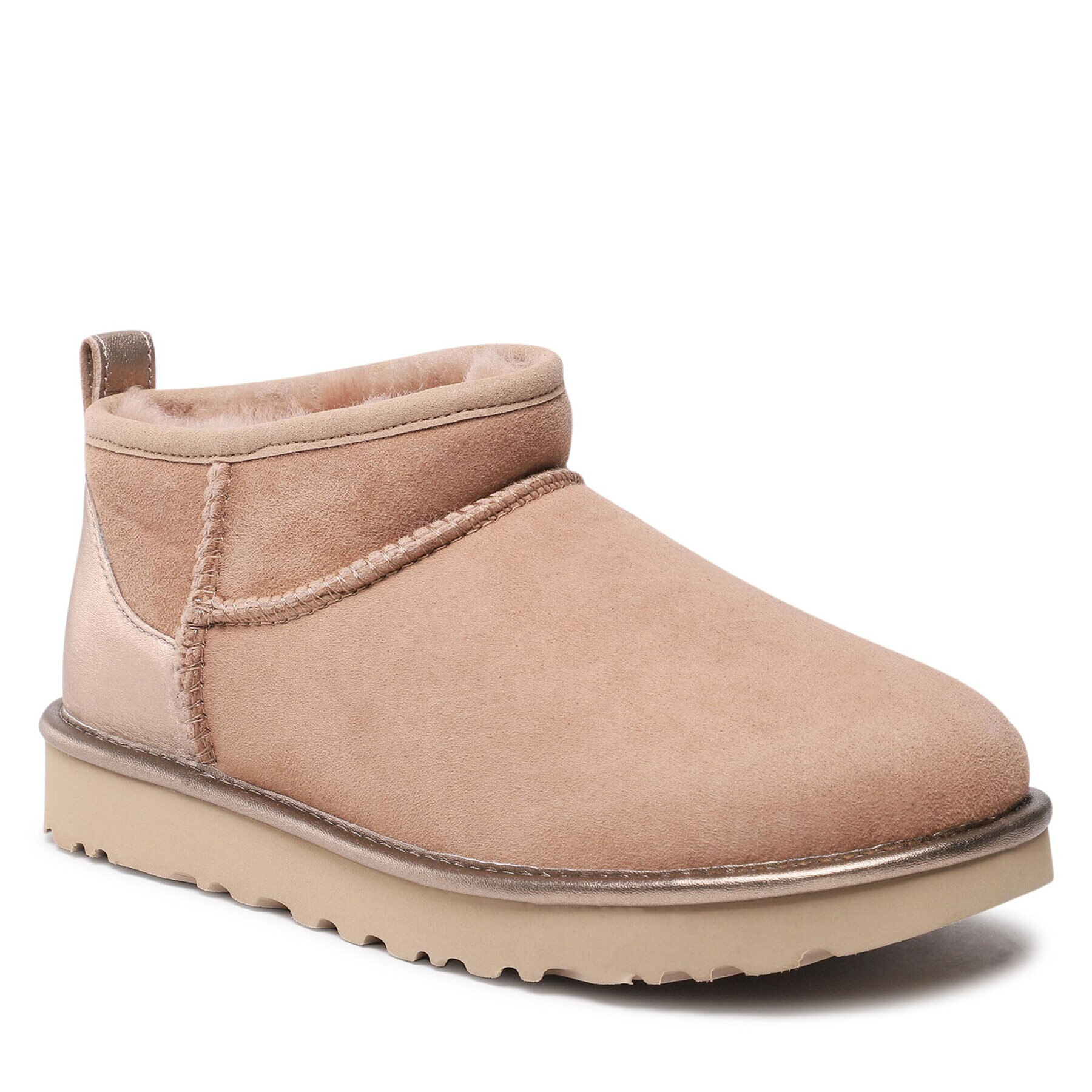 Ugg Обувки W Cassic Ultra Mini Shine 1123634 Бежов - Pepit.bg