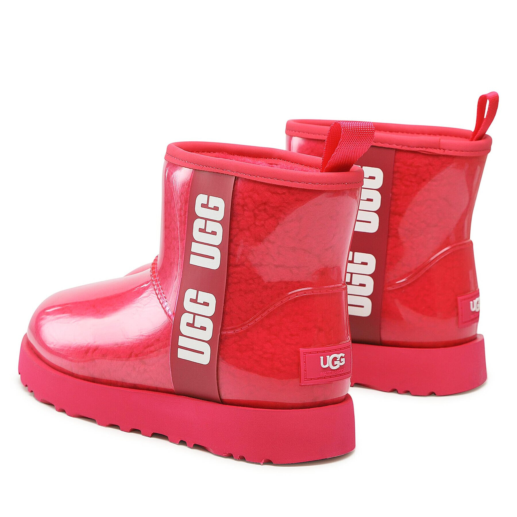 Ugg Обувки W Classic Clear Mini 1113190 Червен - Pepit.bg