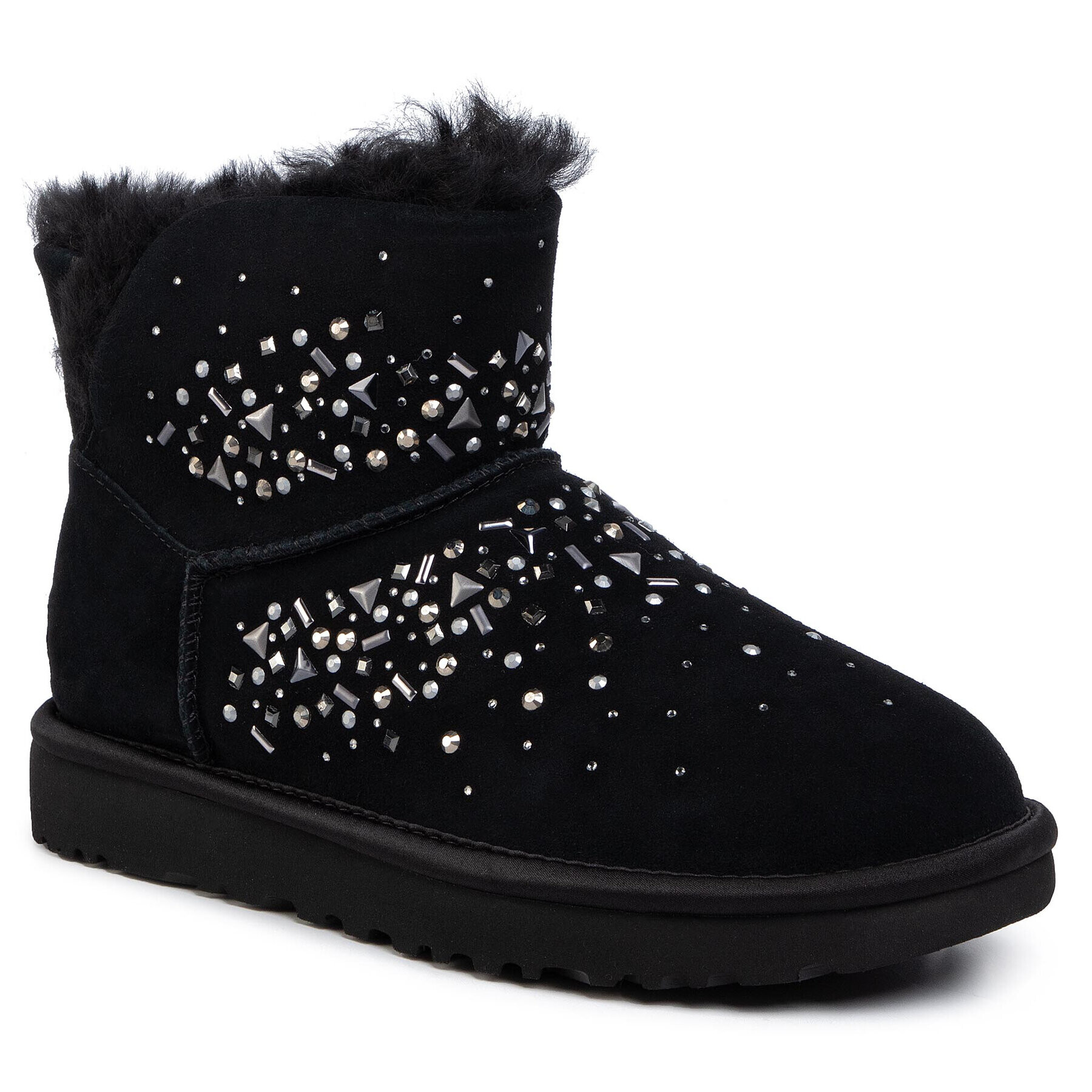 Ugg Обувки W Classic Galaxy Bling Mini 1103799 Черен - Pepit.bg