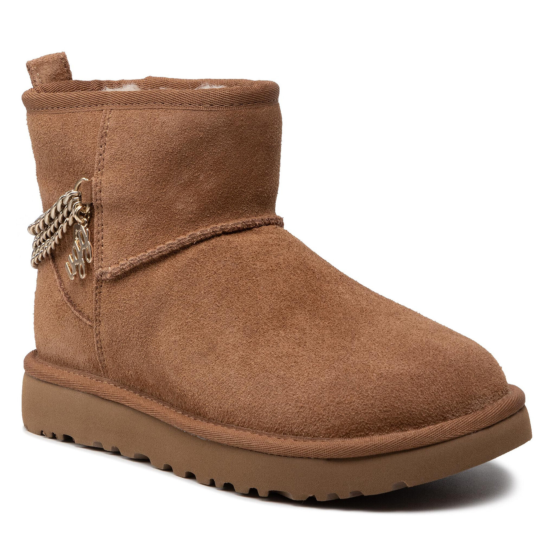 Ugg Обувки W Classic Mini Chains 1123668 Кафяв - Pepit.bg