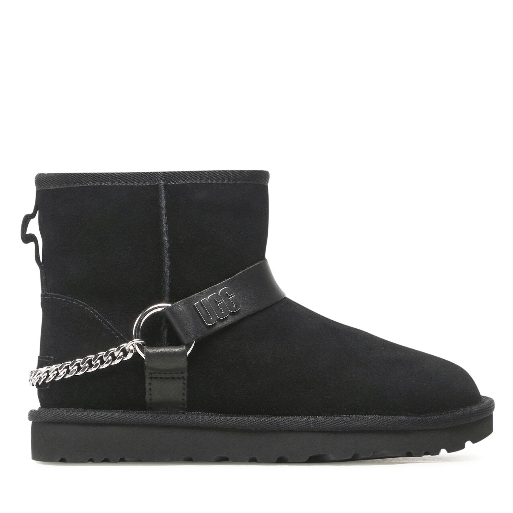 Ugg Обувки W Classic Mini Chains II 1135090 Черен - Pepit.bg