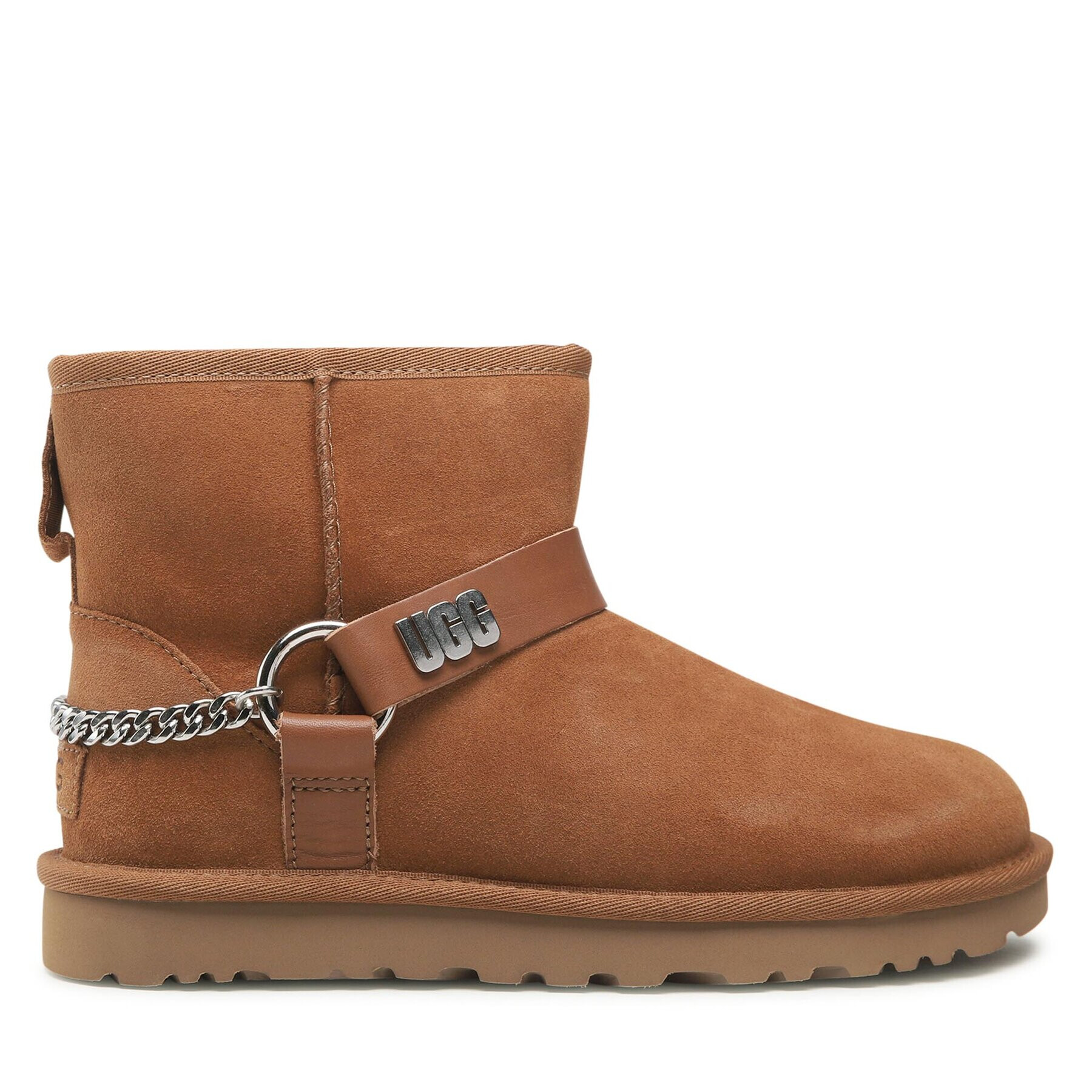 Ugg Обувки W Classic Mini Chains II 1135090 Кафяв - Pepit.bg