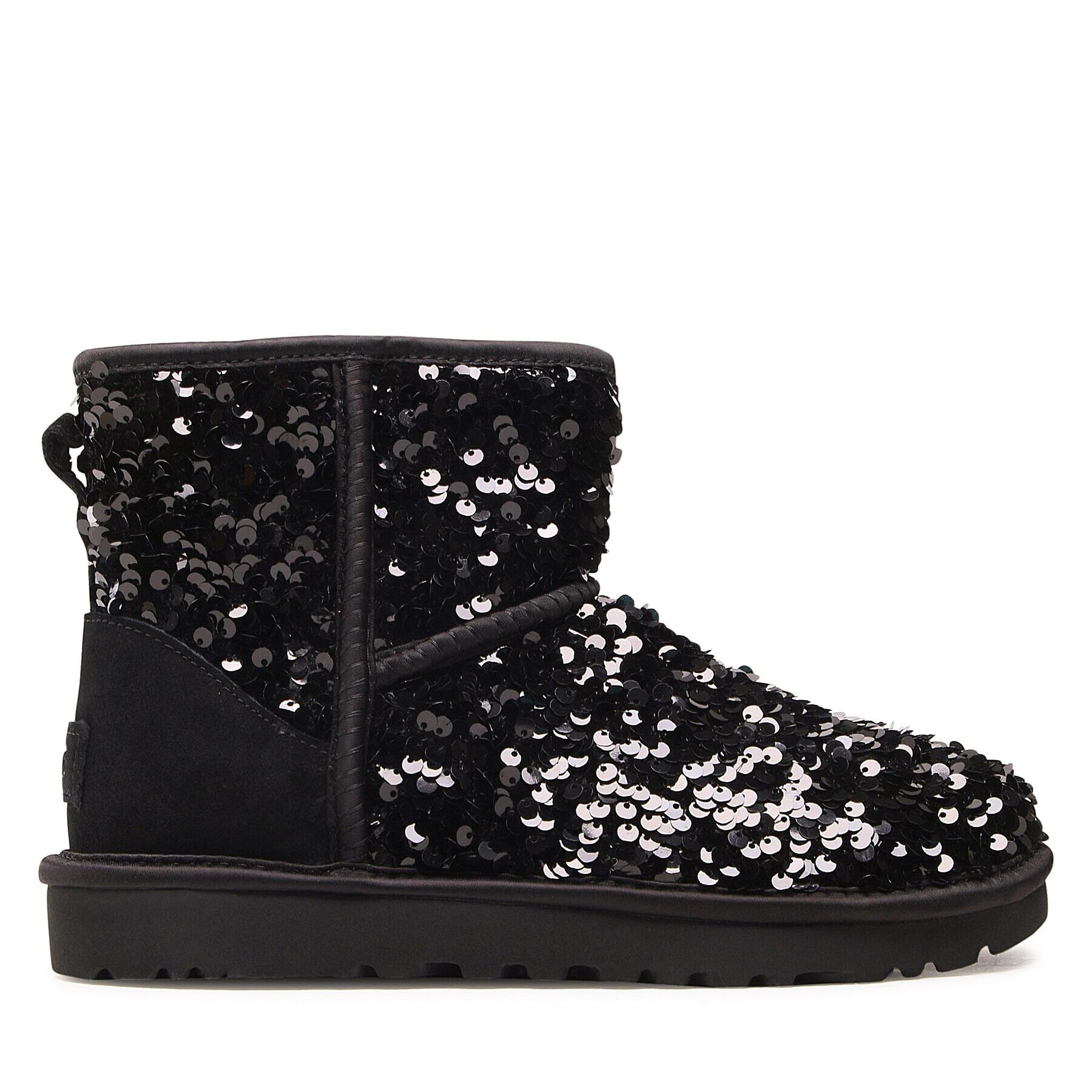 Ugg Обувки W Classic Mini Chunky Sequin 1130602 Черен - Pepit.bg