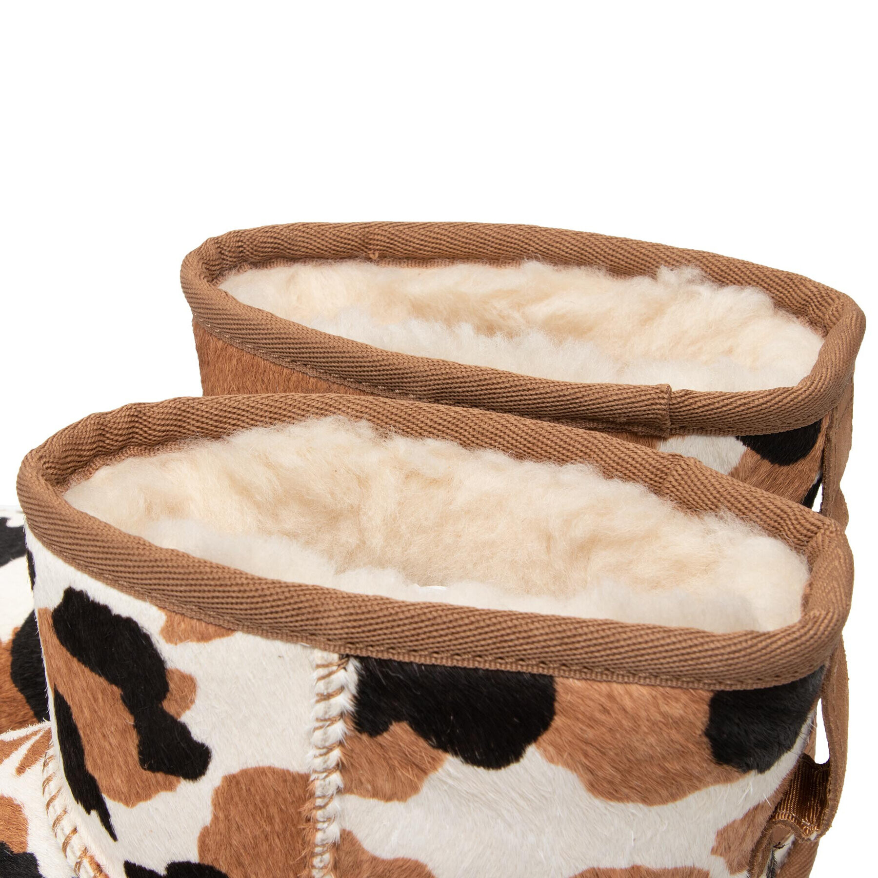 Ugg Обувки W Classic Mini Cow Print 1123353 Кафяв - Pepit.bg