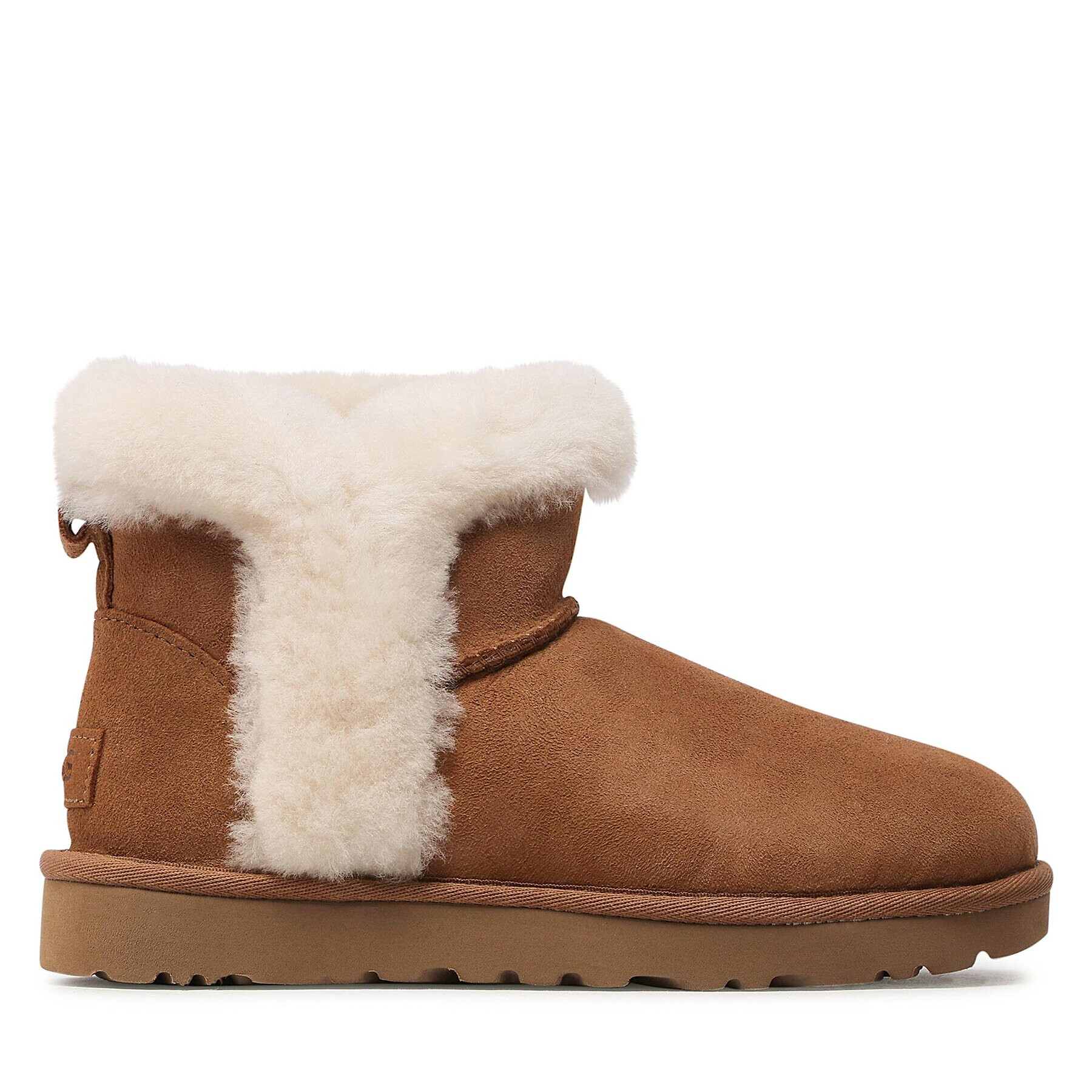 Ugg Обувки W Classic Mini Heritage Fluff 1130590 Кафяв - Pepit.bg