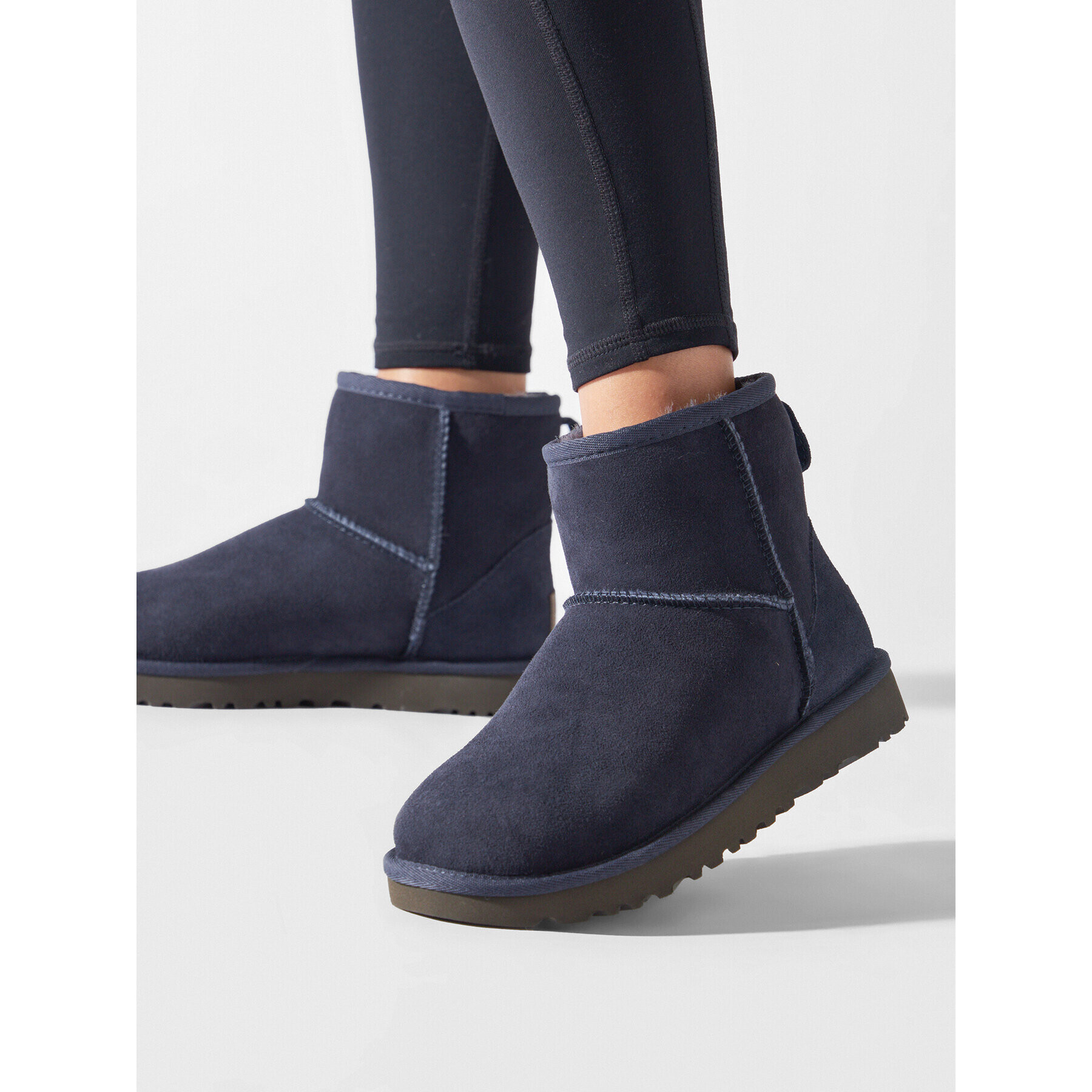 Ugg Апрески W Classic Mini II 1016222 Тъмносин - Pepit.bg